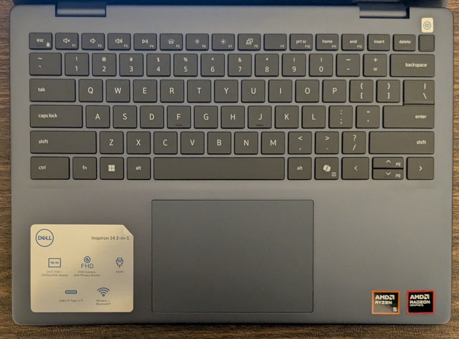 Dell Inspiron 14 7445 2-in-1 FHD+ Touch (AMD Ryzen 5 8640HS, 8GB/512GB SSD) Blue