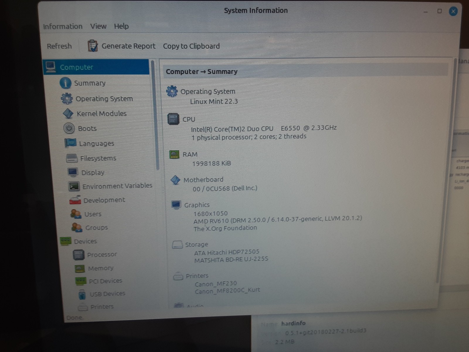 VINTAGE Dell XPS A2010 All-In-One Desktop Computer 2GB RAM, 500GB Hard Drive
