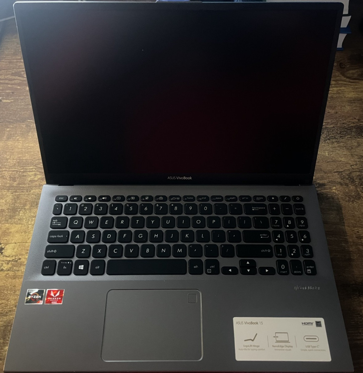 ASUS VivoBook F512d 15.6 inch – 128gb M.2 NVMe PCIe SSD – 4gb RAM – FOR PARTS