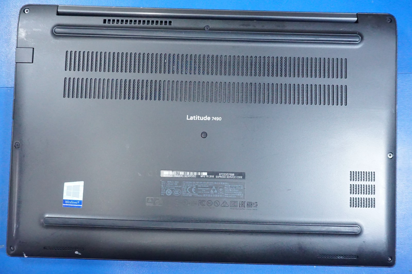 Dell Latitude 7490 Intel i5-8350U @ 1.70GHz 16 GB RAM NO OS / NO SSD