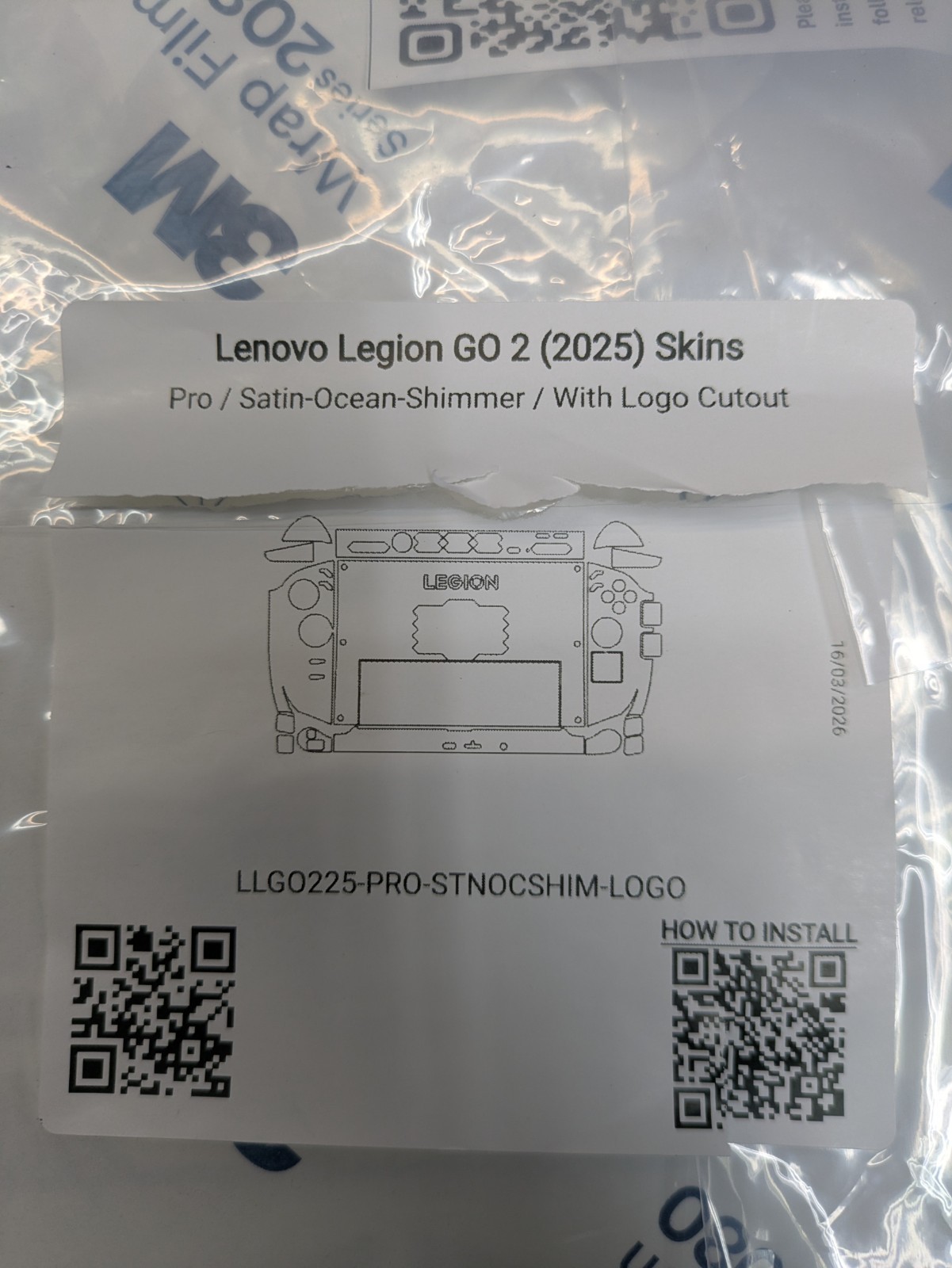 Lenovo Legion Go 2 Z2E 2TB +Screen Protector+Skins+ComfortGrips+100g Hall Sticks