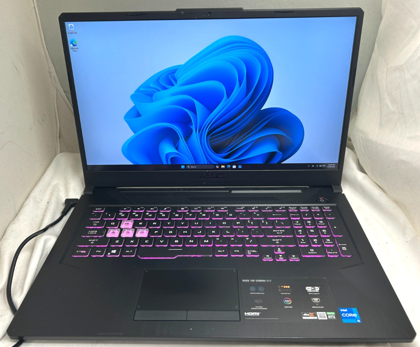 17.3″ ASUS TUF Gaming F17 Intel Core i5 2.6GHz 8GB RAM 512GB SSD !READ! LPT-401