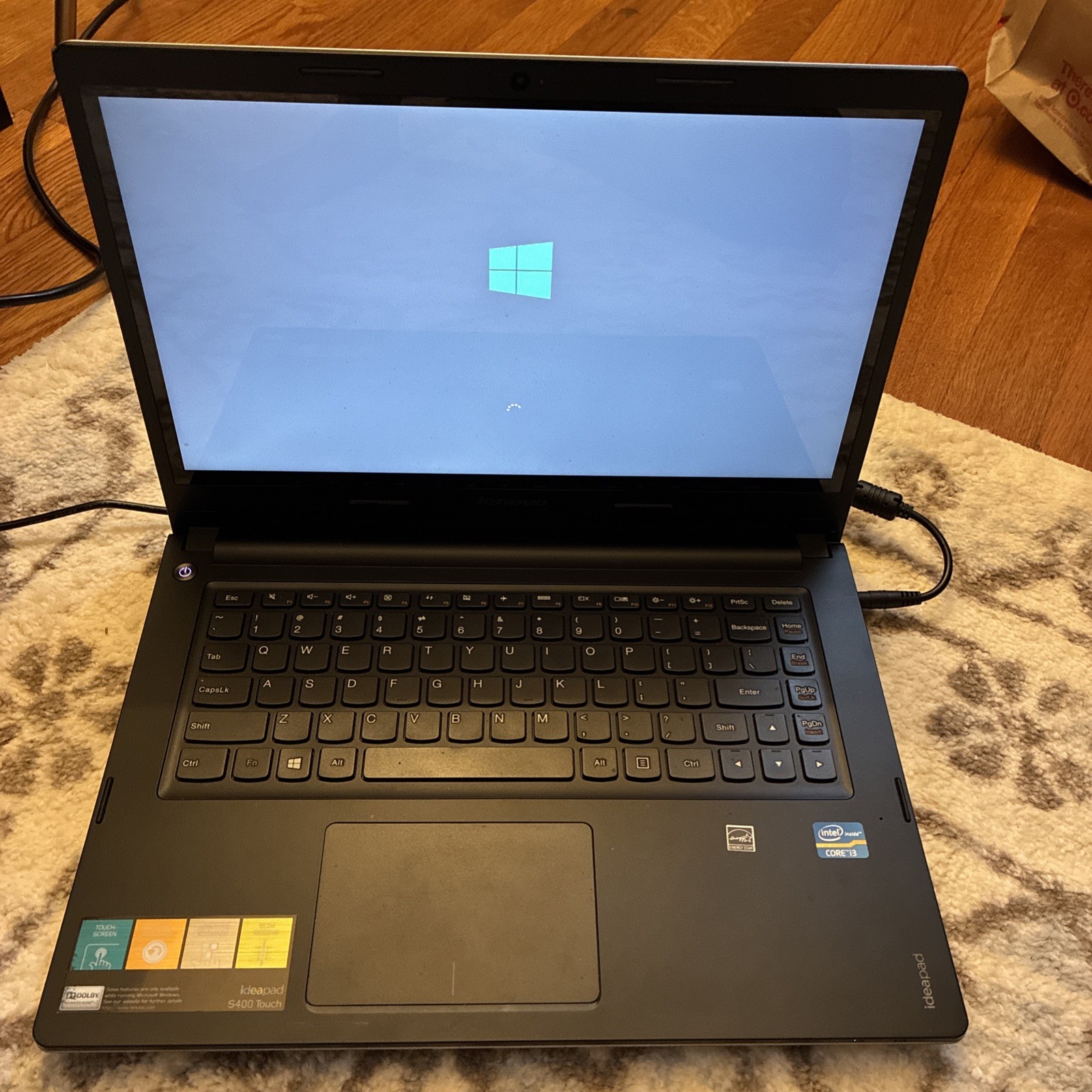 Lenovo IdeaPad S400 Touch 14” Intel i3 1.8ghz 4 GB RAM 500 GB HD (Needs Battery)