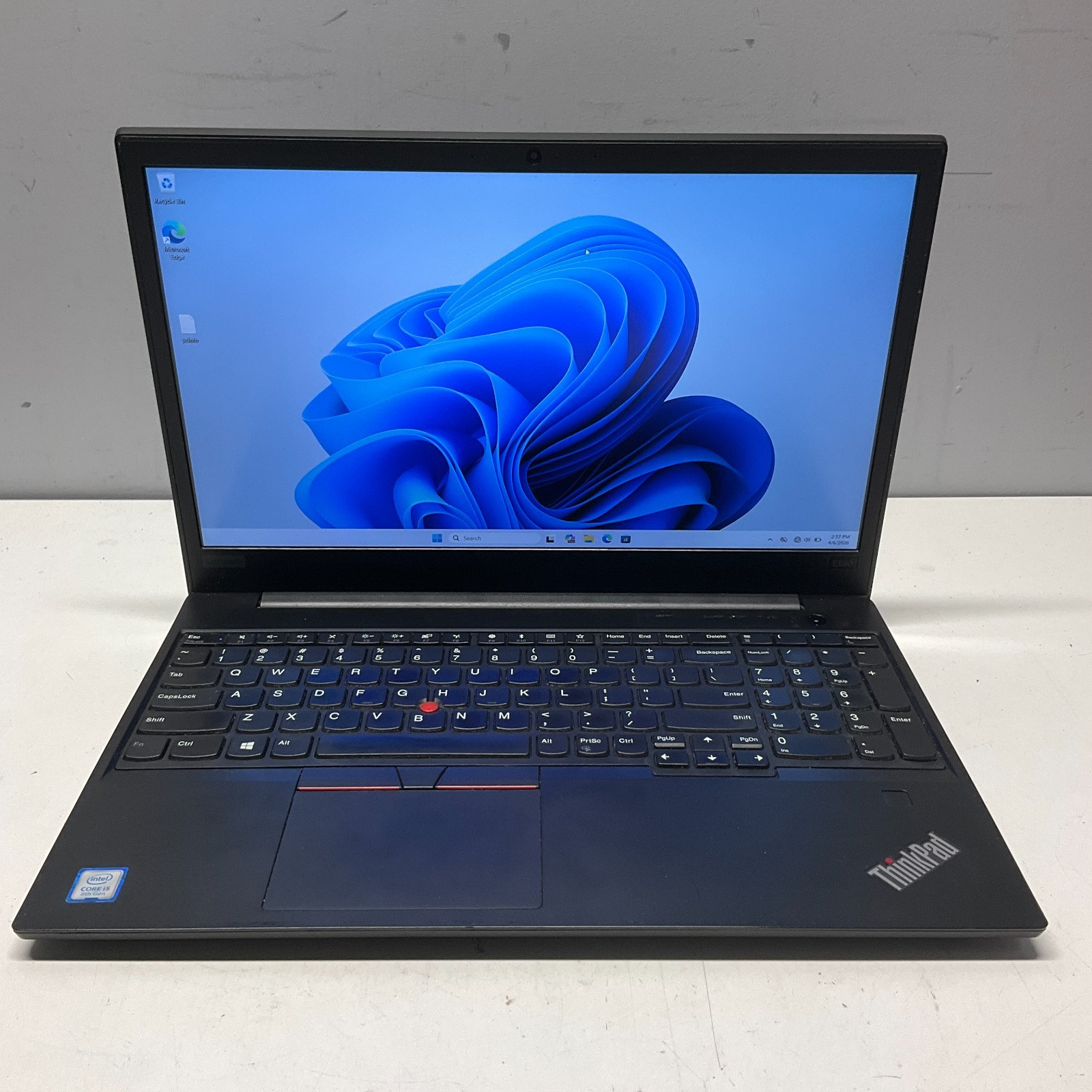 Lenovo ThinkPad E580 i5-8250U 8GB RAM 256GB SSD NVMe Windows 11 Pro Laptop