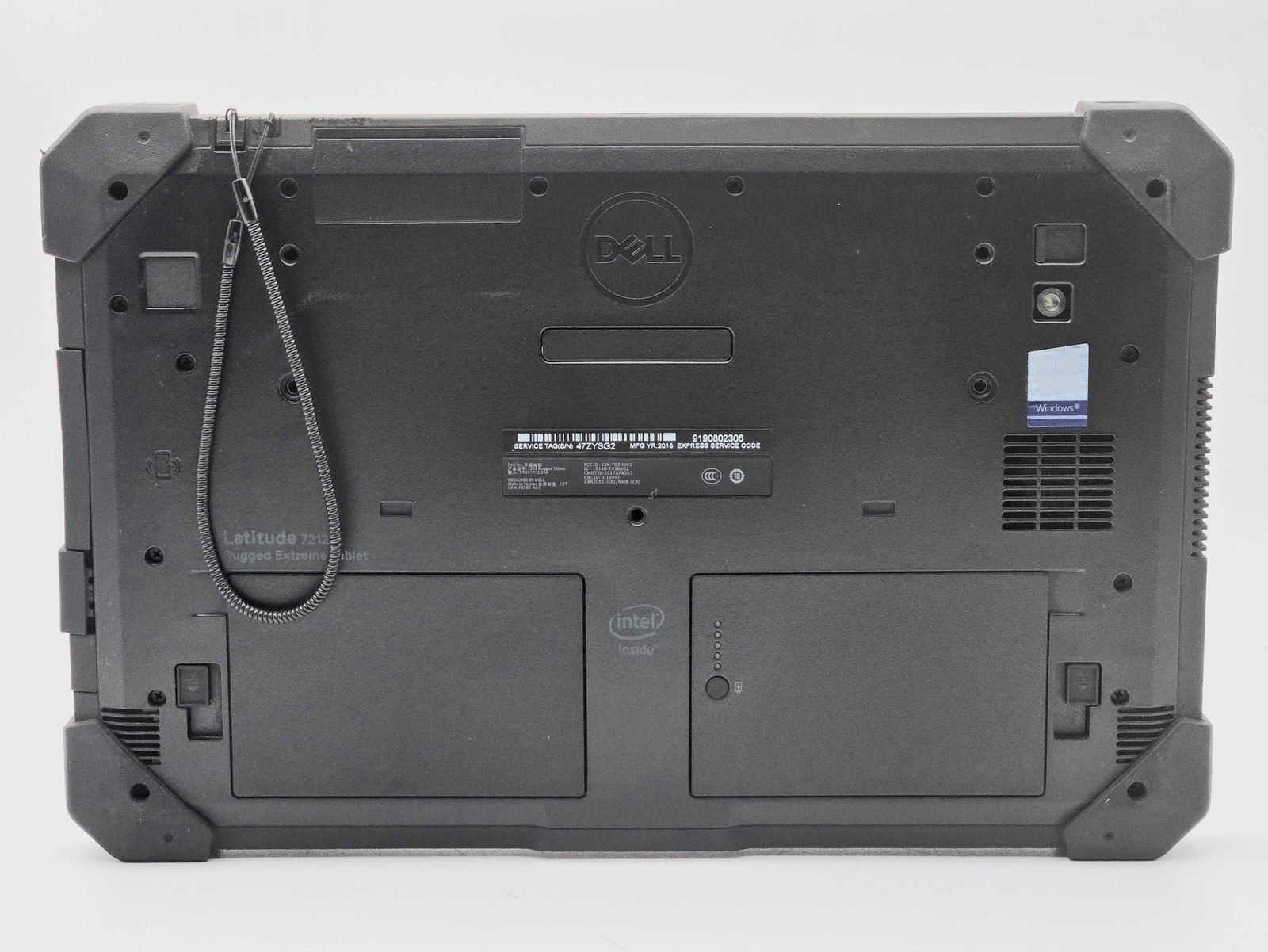 Dell Latitude 7212 Rugged Tablet i5-7300U 8GB 128GB Touch w/ Charger