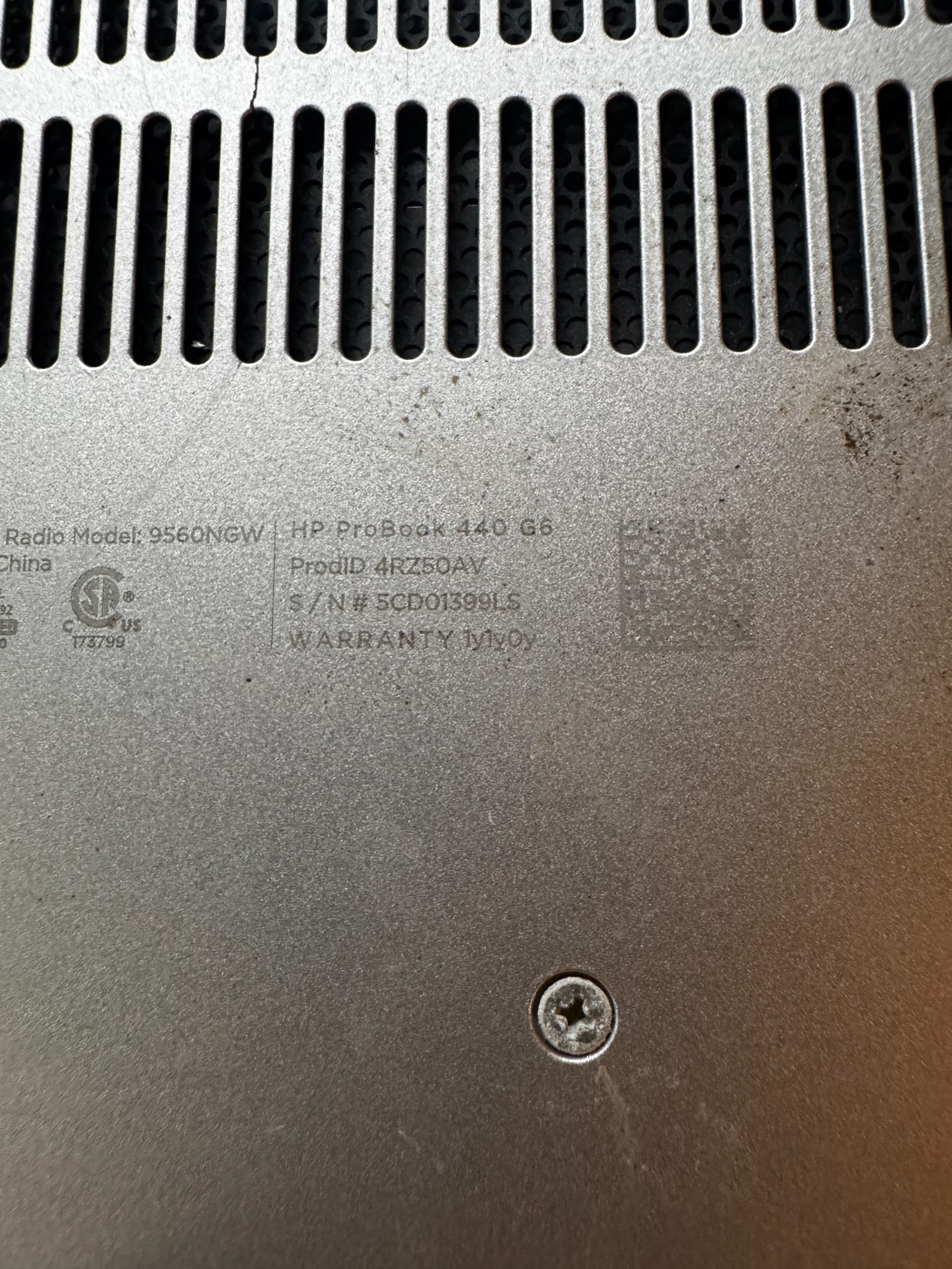 HP ProBook 440 G6 Core I5 8th GEN Laptop For Parts/Repair #5773