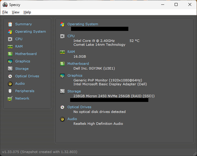 ✅ Repasted Dell Precision 3551 I9-10885H 256GB 16GB WIN11 PRO Quadro P620 | READ