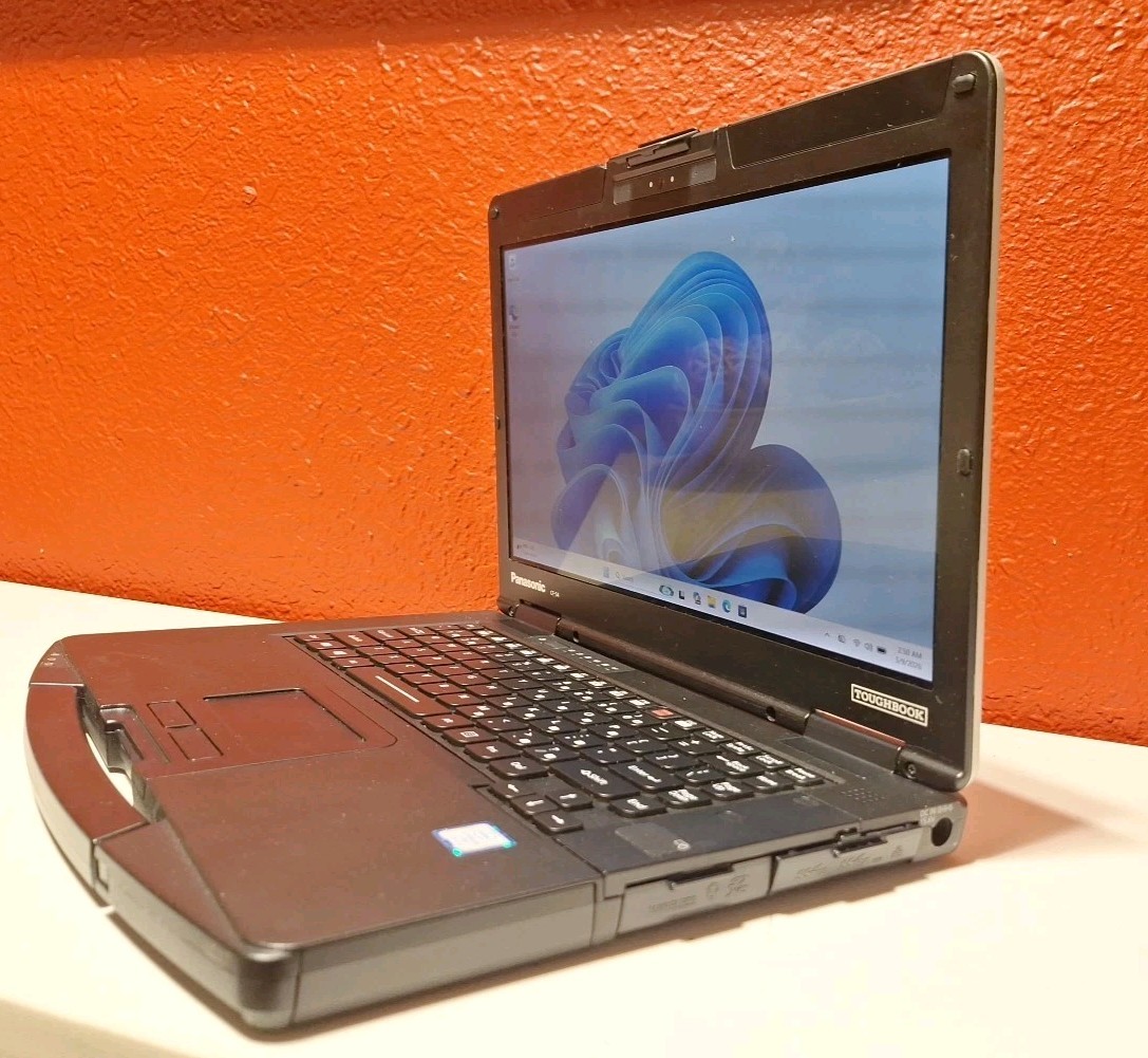 Panasonic Toughbook CF-54 Core i5 7th Gen 8GB 256GB SSD Rugged – Windows 11 Pro
