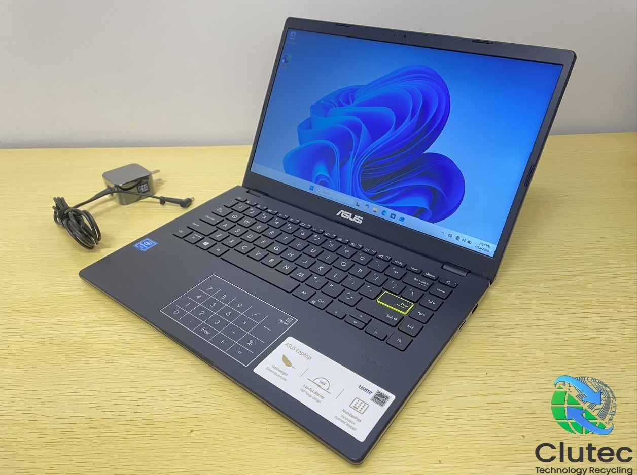 Asus VivoBook E410MA 14″ Pentium Silver N5030 1.1GHz 4GB RAM 128GB eMMc Laptop
