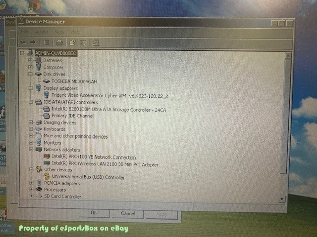 Toshiba Portege R100 Intel Pentium M • 12″ • 30GB HDD Laptop WIN XP PRO • WORKS