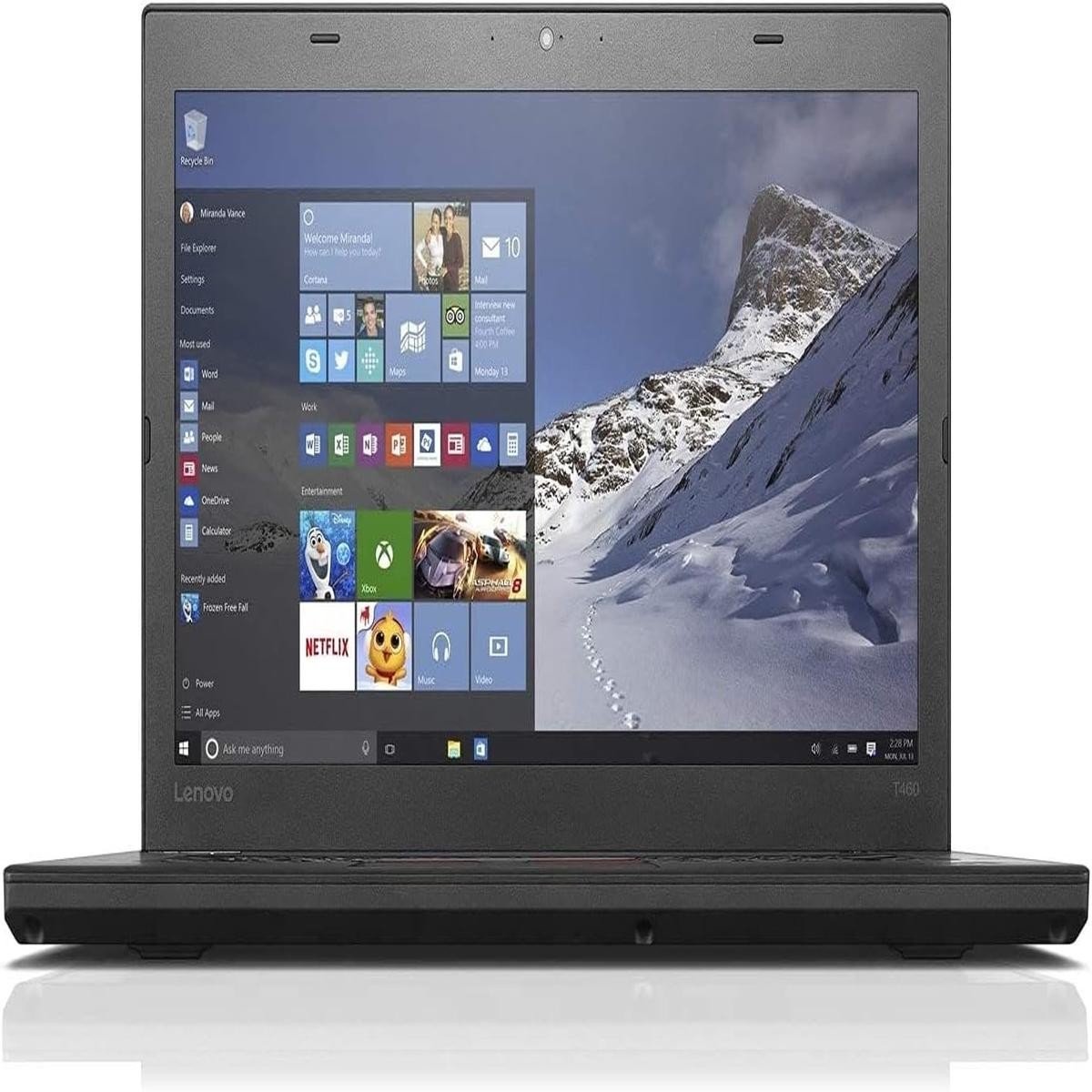 Lenovo T460 14″ I5 16Gb 240Gb Touchscreen English Us Layout Windows 10