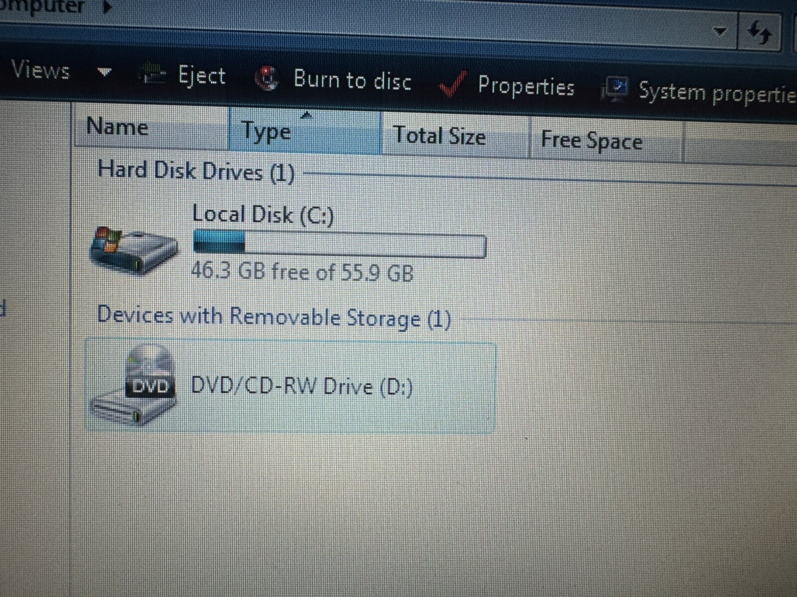 Dell Inspiron B130 Laptop, Win10Home,Centrino 1.80Ghz, 60GB, 2GB, DVD/CDRW, WiFi