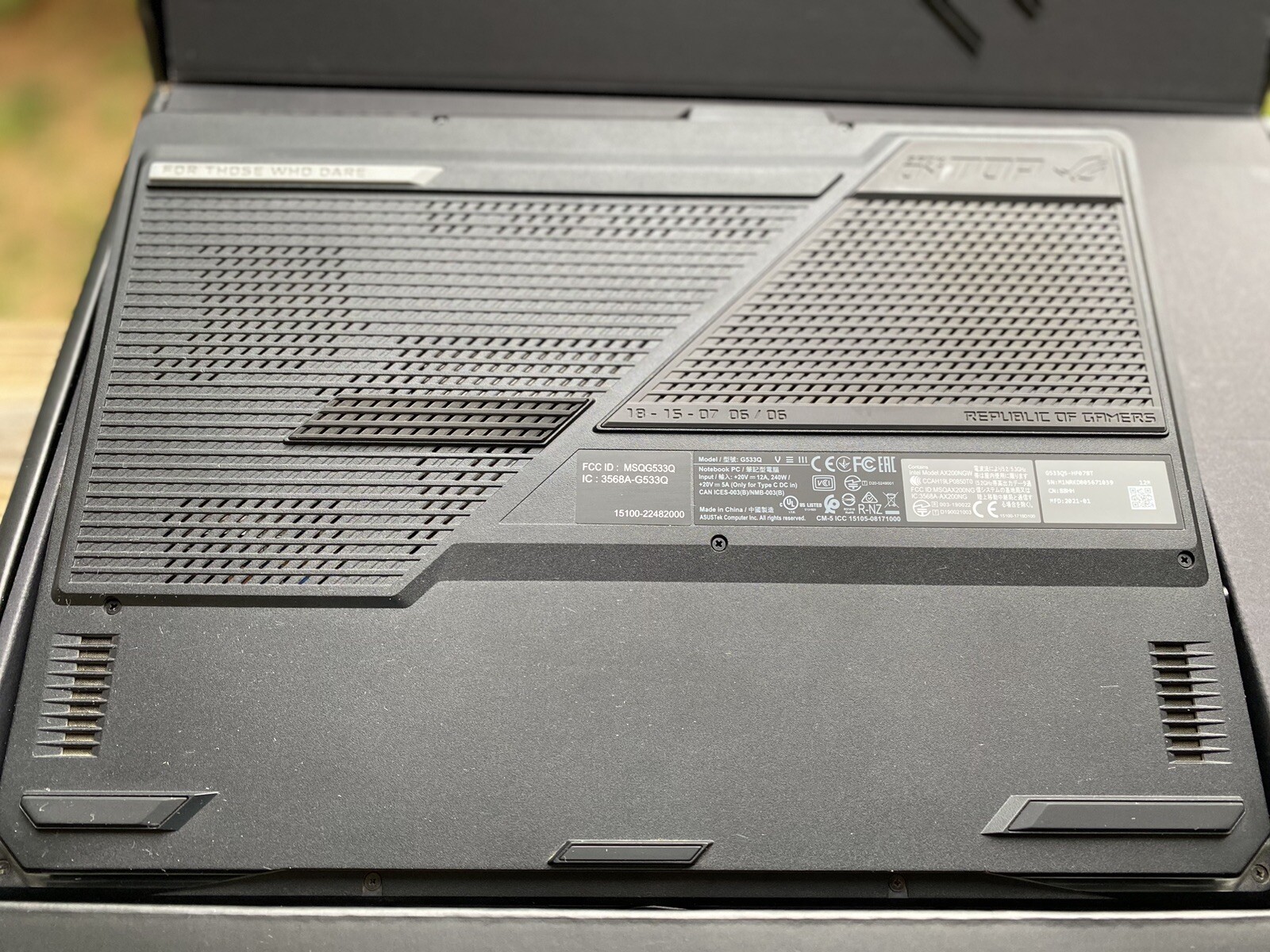 Asus ROG STRIX SCAR 15 g533Q Ryzen 7 RTX3080