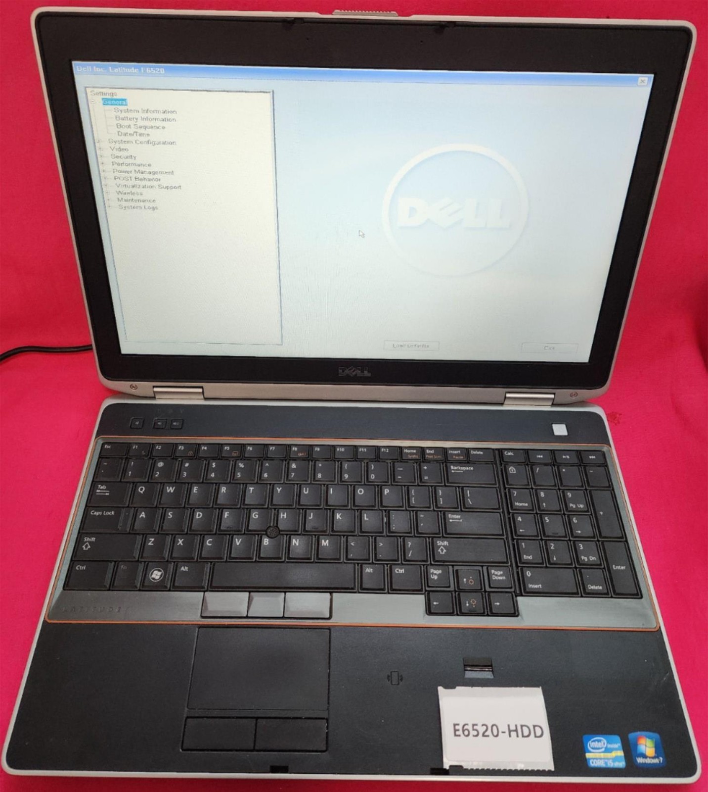 Dell Latitude E6520 i5-2540M CPU 4GB RAM 320GB HDD w/ DVD Drive No Adapt OS Batt