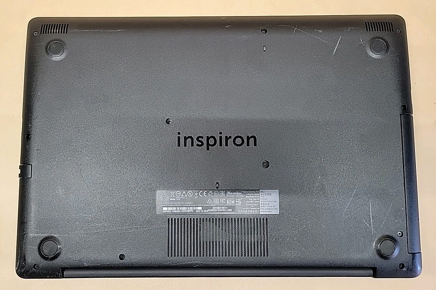 Dell Inspiron 15 5570 Intel Core i3-8130U @ 2.2GHz 12GB RAM 1TB HDD W10 *READ*