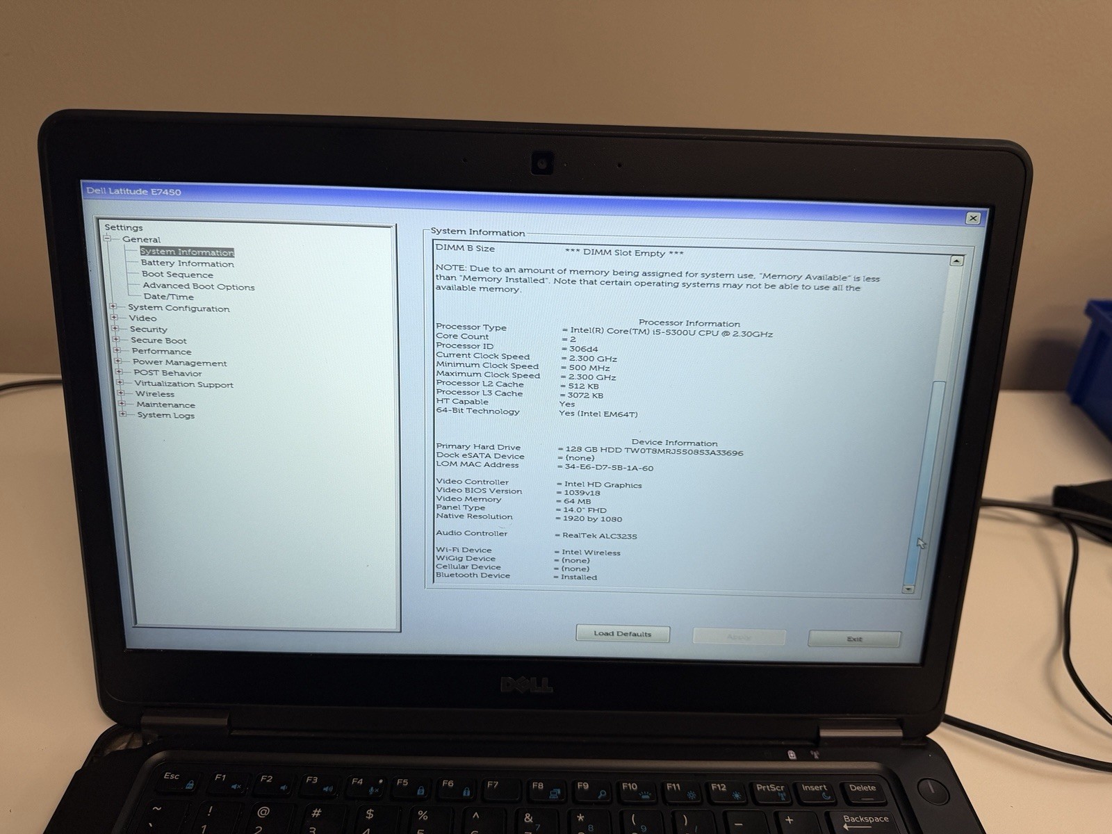 ✅ Dell Latitude E7450 ✅ 14″ FHD Laptop ✅ Intel i5-5300U 8GB 128GB SSD Win 10 ✅