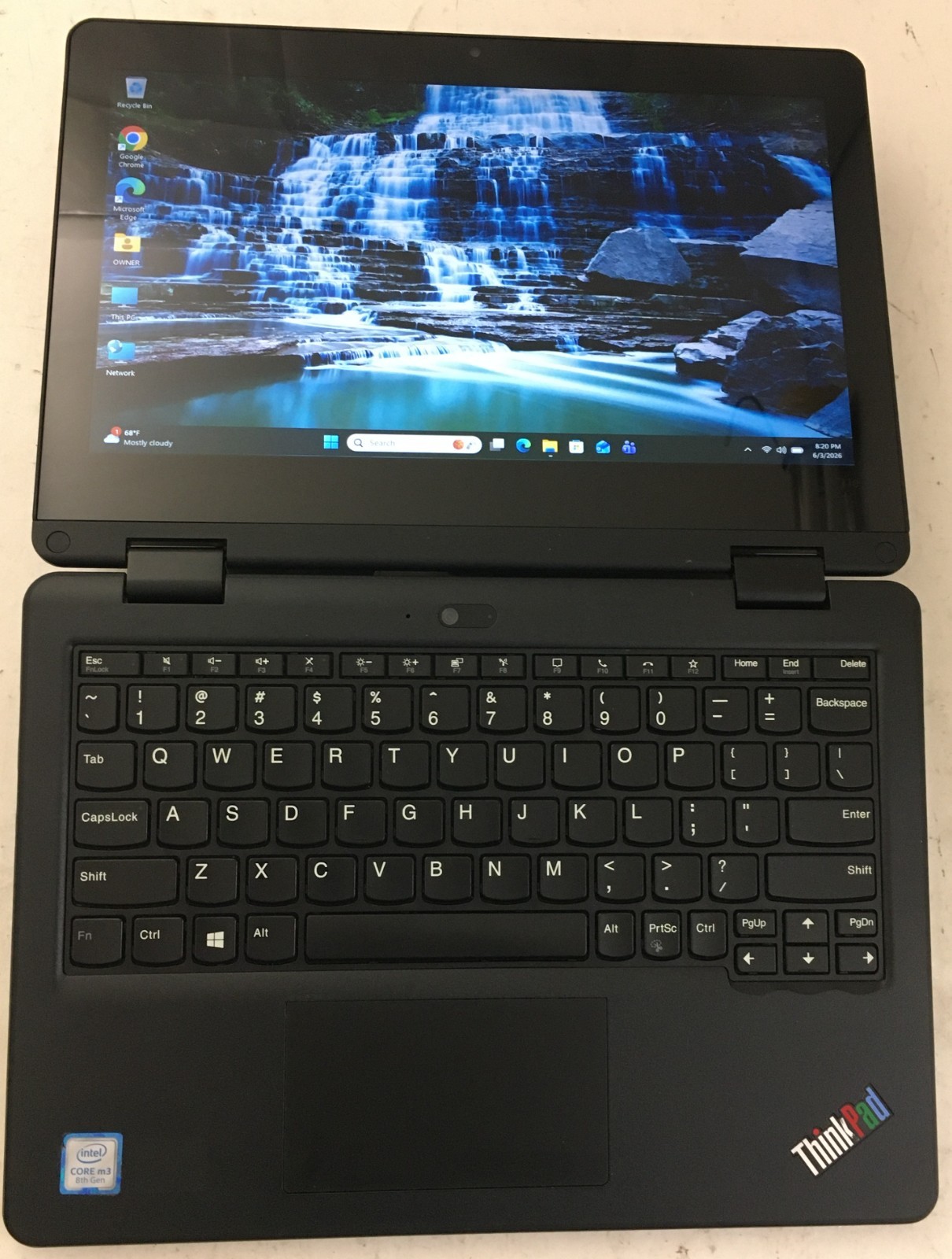 Lenovo ThinkPad 11e Yoga Gen 6 Touchscreen M3-8100Y 1.1GHz 8GB 256GB SSD Win 11