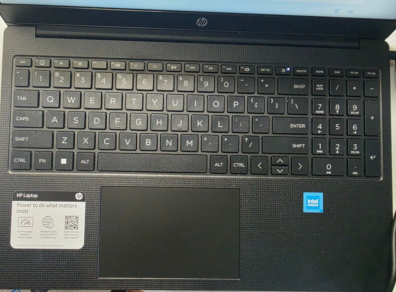 HP 15-FD0079WM 15.6″ Intel N200 4GB RAM 128GB SSD Laptop Black