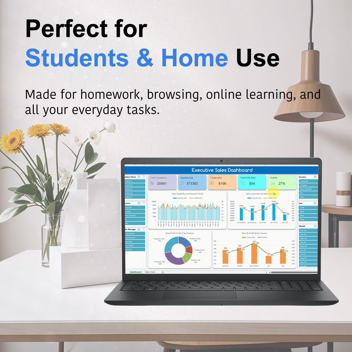 15.6” Laptop • 2026 Edition • FHD 1080P Display • 256GB SSD • Intel Processor •