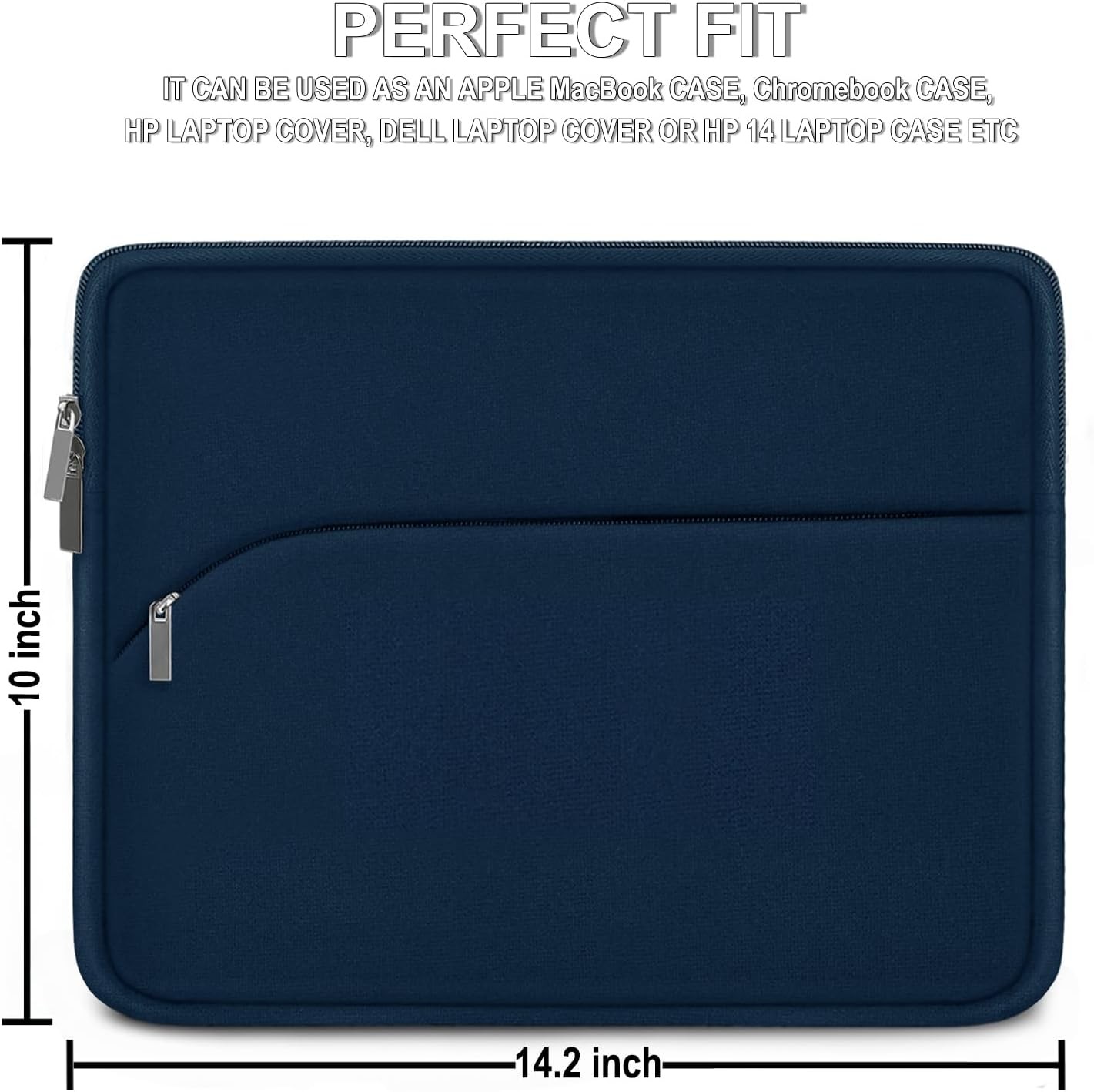 Laptop Sleeve 14 inch, Slim Portable Monitor Protective Cover for MacBook Air/Pr
