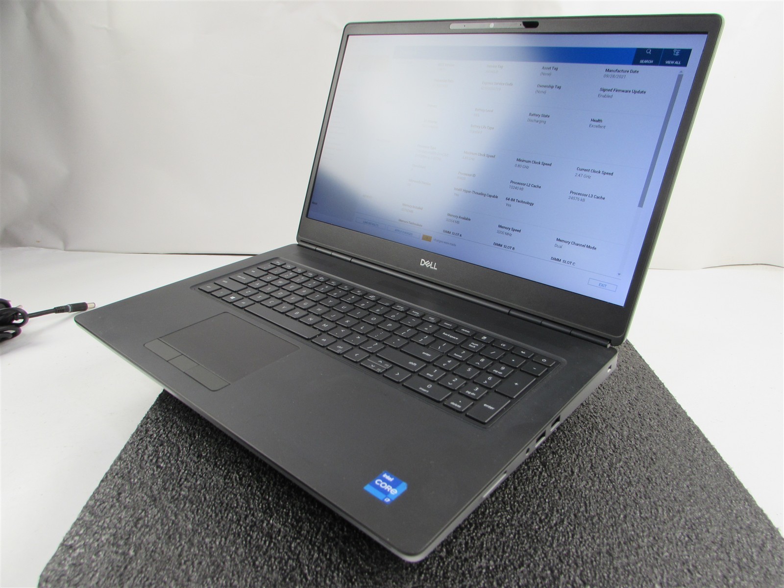 DELL PRECISION 7760 1920X1080 I7-11850H 1TB 32GB NVIDIA RTX A4000 WIN 11 PRO