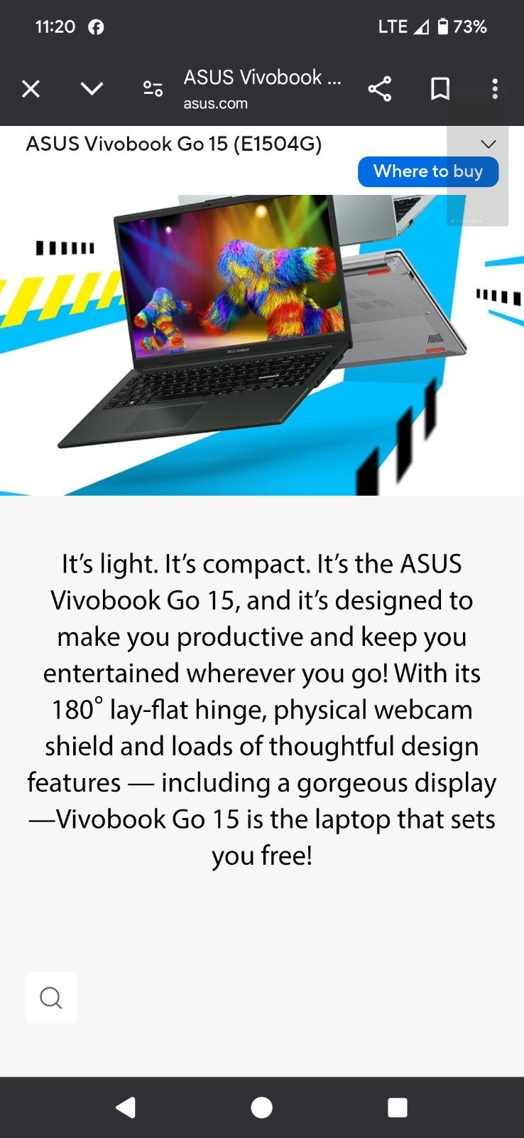 ASUS VivoBook 15 15.6″ (64GB eMMC, Intel Celeron N, ‎2.8 GHz, 4GB) Laptop *NEW*