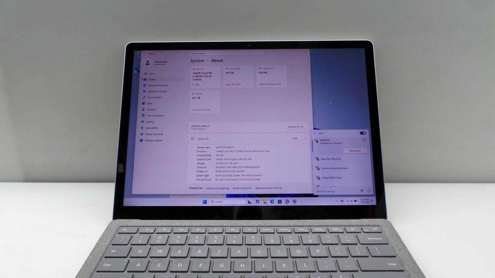 Microsoft Surface Laptop 2 | 13.5″ Touch | i7-8650U 16GB RAM 512GB SSD **READ**
