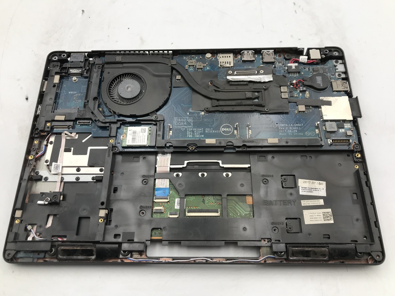 DELL LATITUDE 5480 – FOR PARTS/CORE ONLY – INTEL I5 7TH GEN – NO RAM – READ – BB