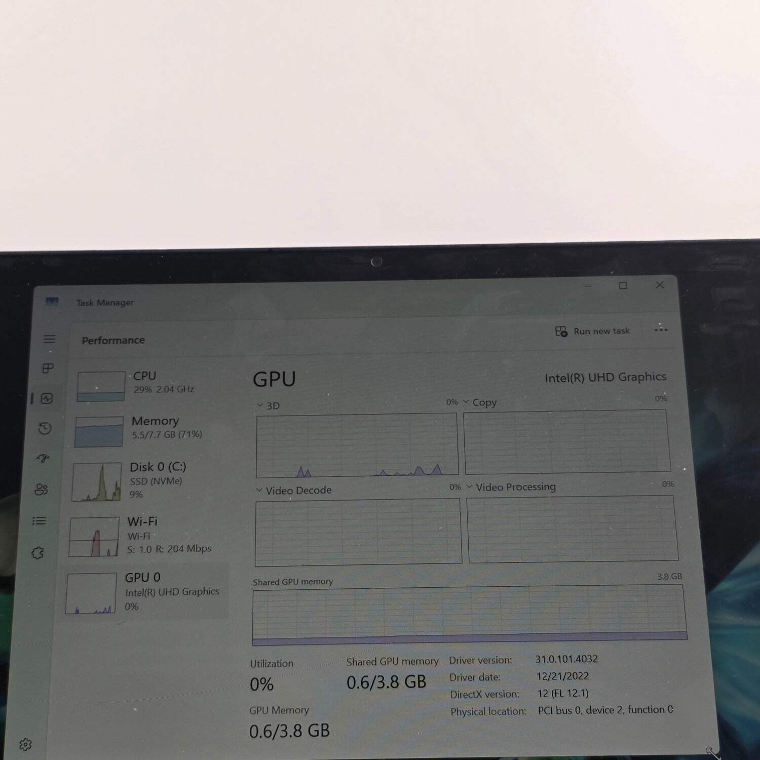 Broken Acer Aspire 3 Spin 4 1.8GHz 8GB RAM 128GB SSD Bad Screen