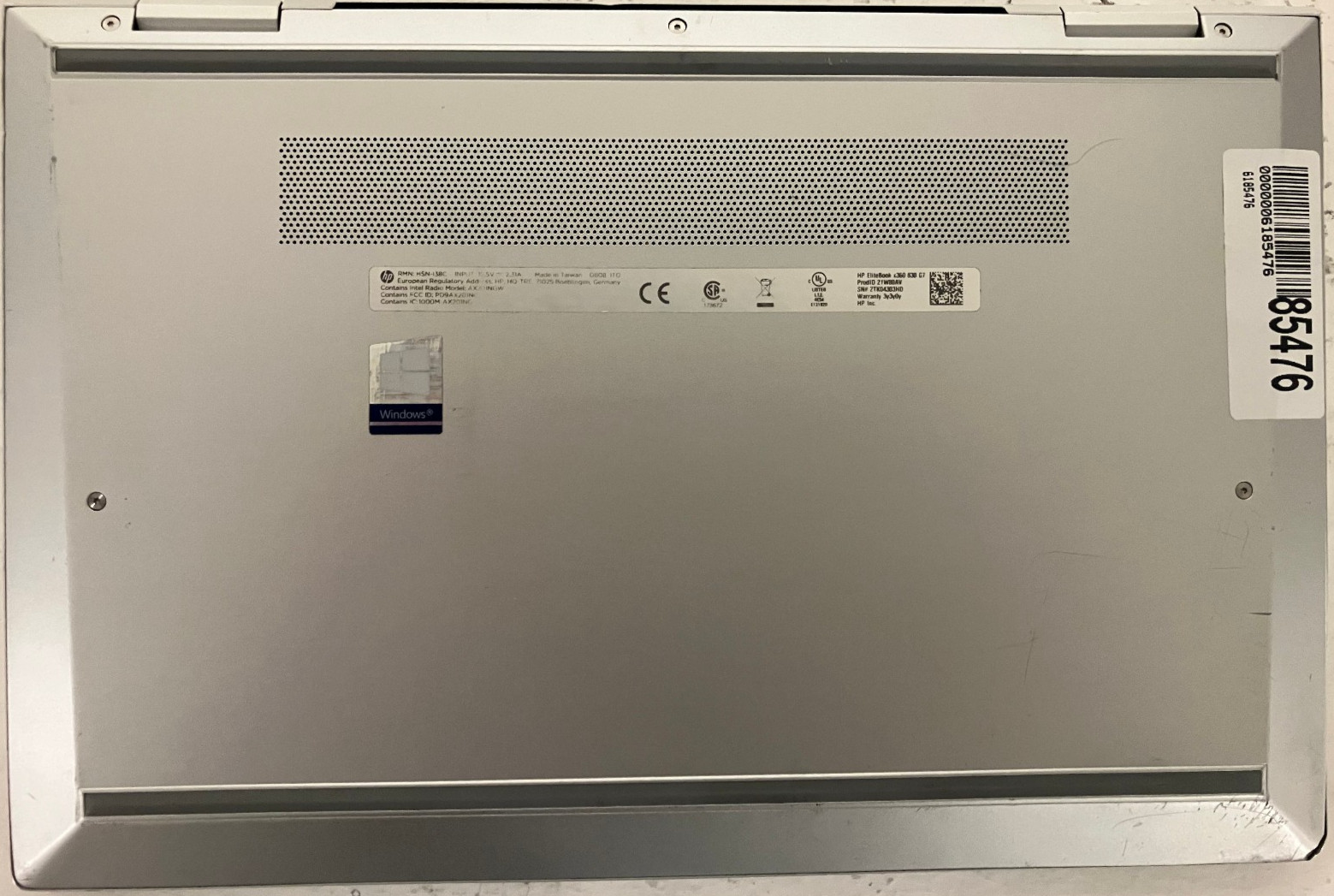 HP EliteBook x360 830 G7 13″ TOUCHSCREEN 1.8GHz Intel Core i7-10610U 32GB 512GB