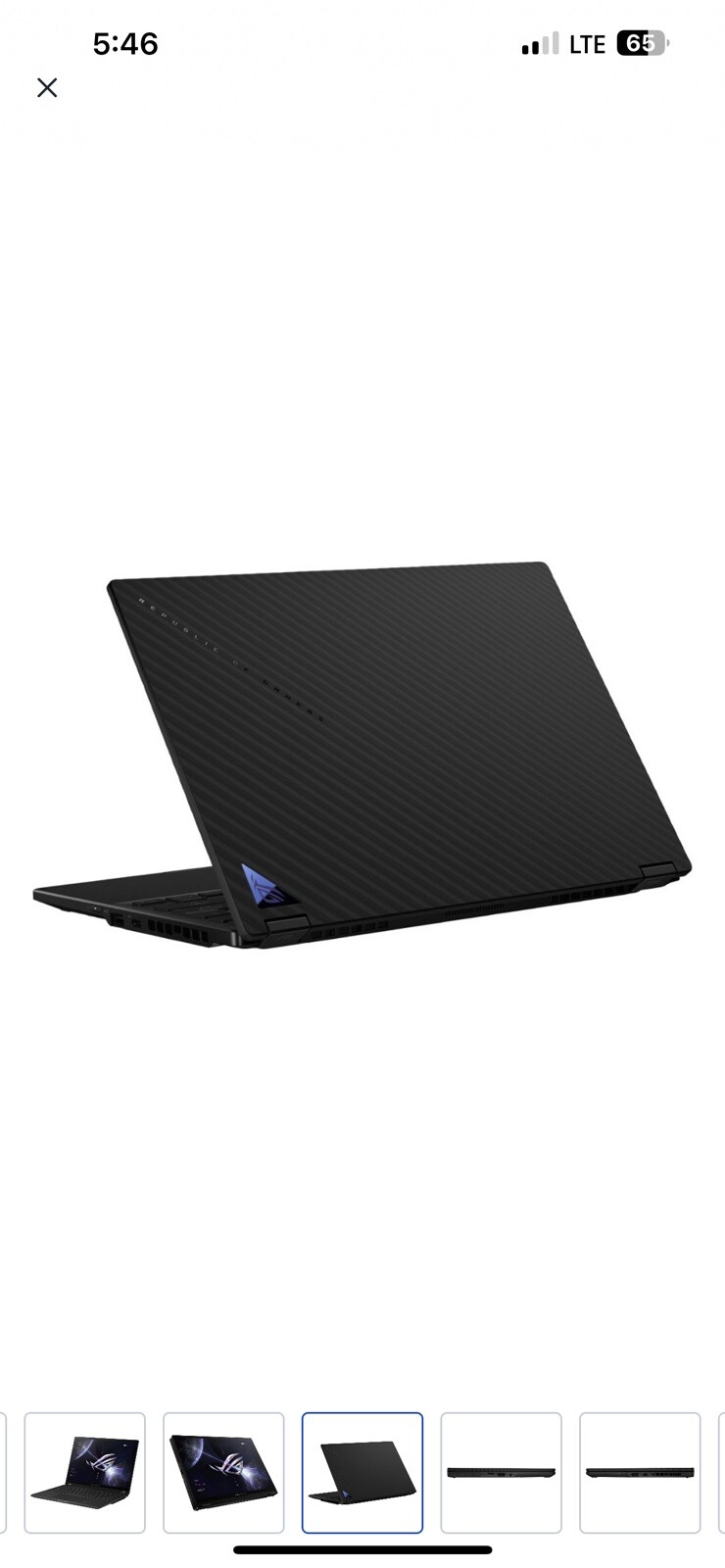 ASUS ROG Flow X13 13.4” (1TB SSD, AMD Ryzen 9 6000 Series, 4.90 GHz, 16GB)…