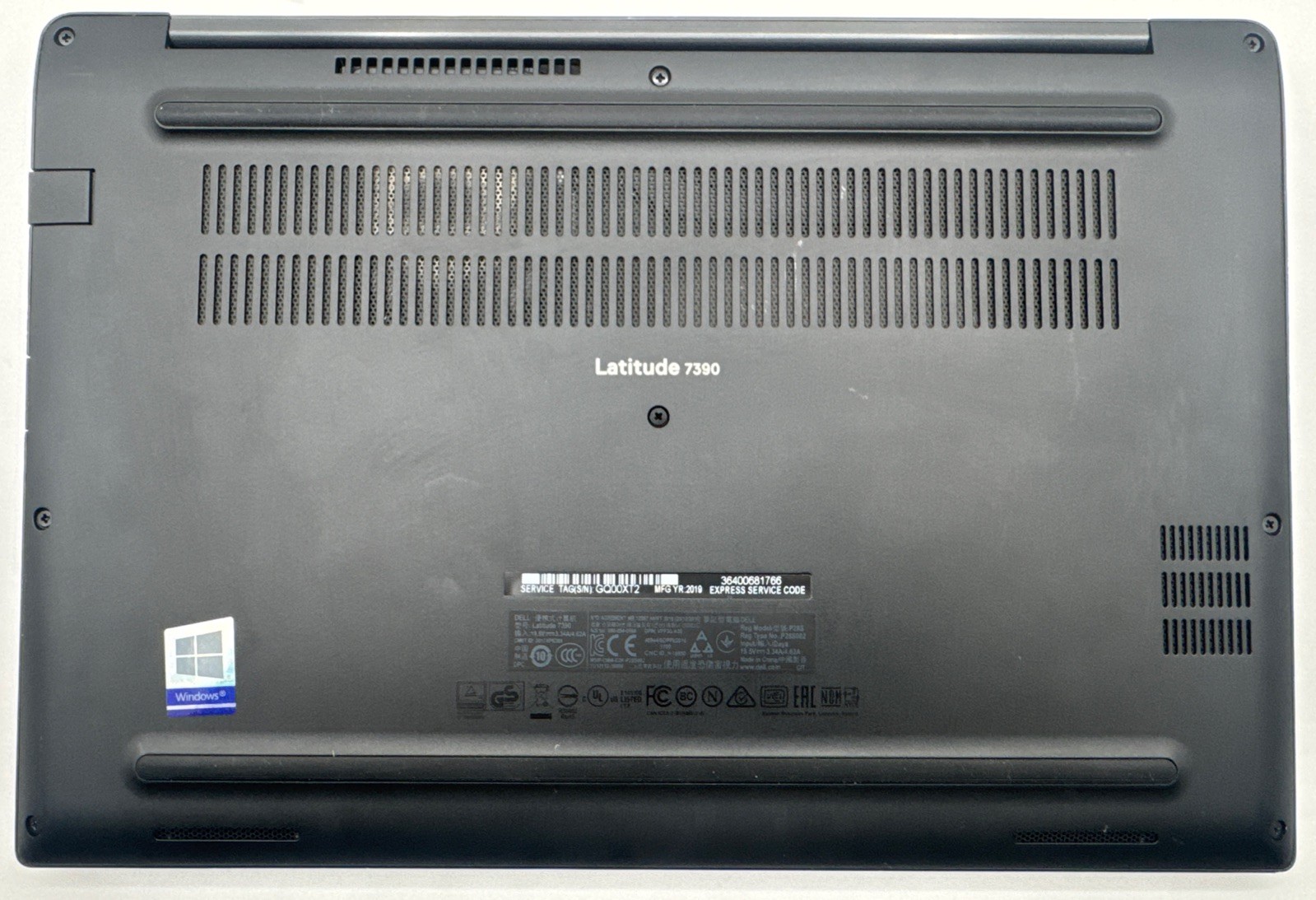 *AS-IS* Dell Latitude 7390 i5-8350U 1.70GHz 16GB 256GB SSD – NO POWER