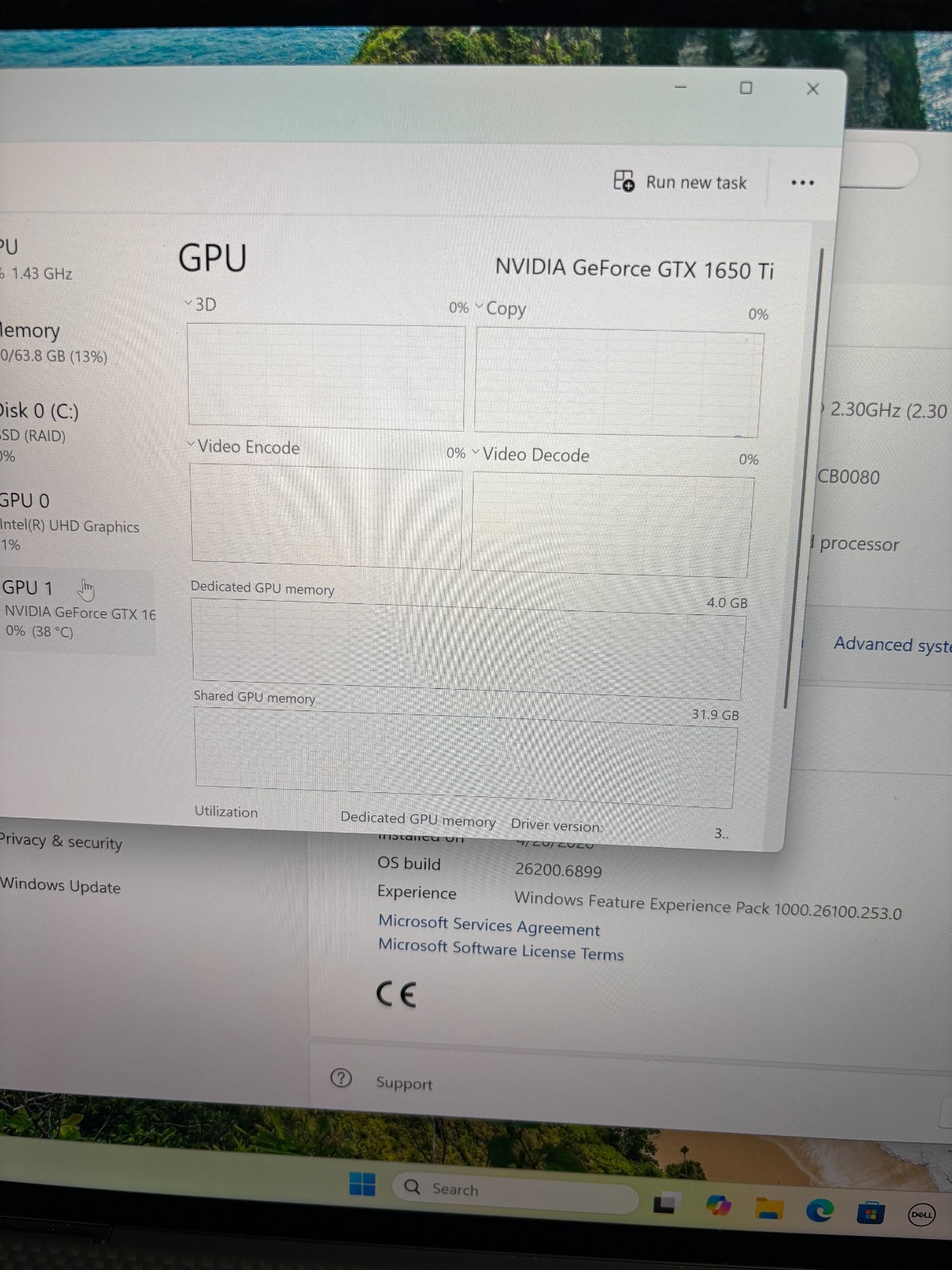 Dell XPS 9500 Laptop i7-10875H 2.3GHZ 64GB RAM 1TB SSD W/ GTX 1650 TI – Silver