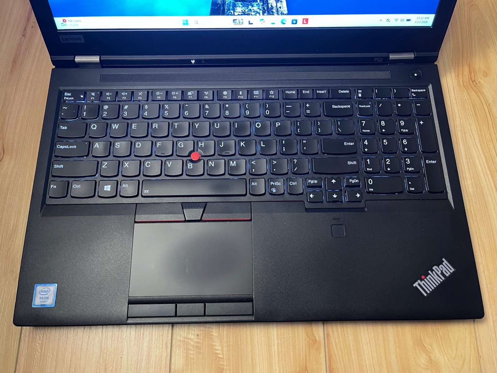 Lenovo ThinkPad P52 15.6″ 1920×1080 FHD Xeon E-2176M 32GB 1TB P2000 Wi-Fi 6E