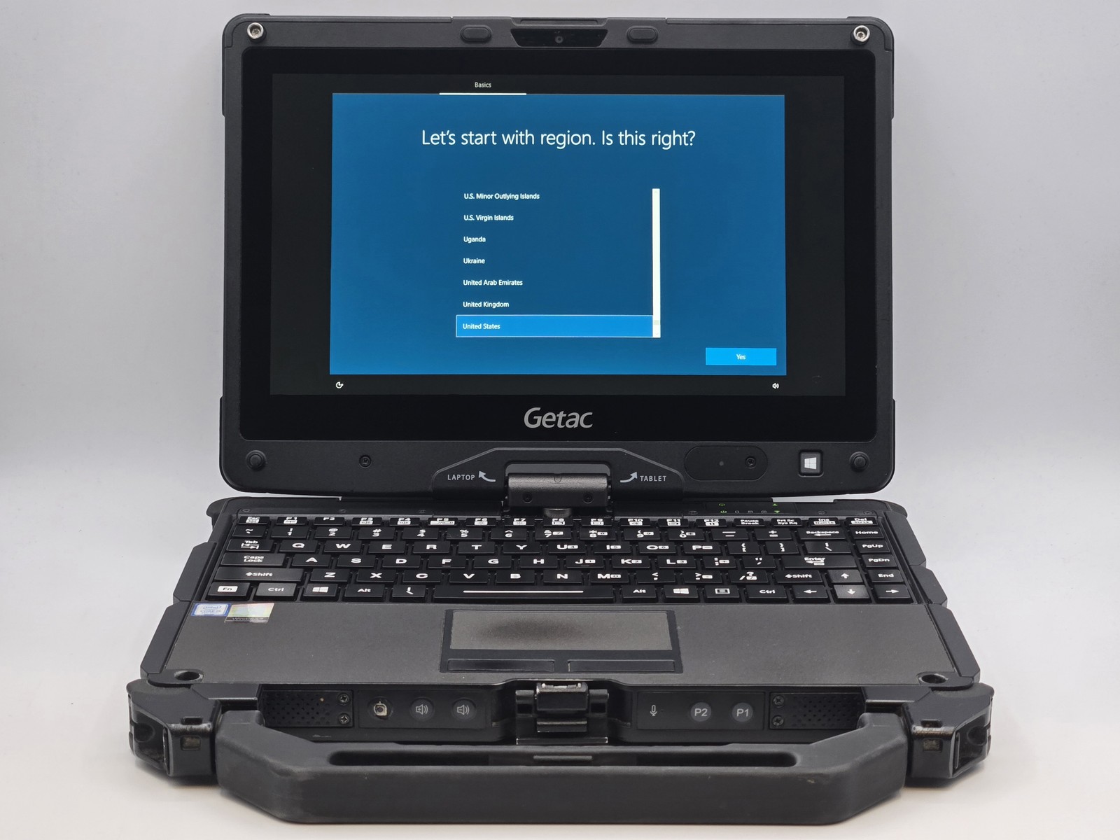 Getac V110G4 2-in-1 11″ HD Touch I5-7200U 256GB SSD 16GB W10 Pro Backlit *READ*
