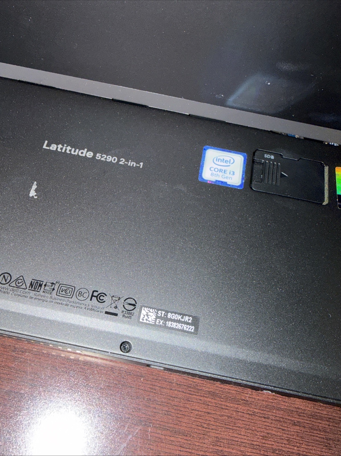 Dell Latitude 5290 12″ 2 in 1 Tablet i3-8130u 4gb Ram 128gb SSD Windows 11 Pro