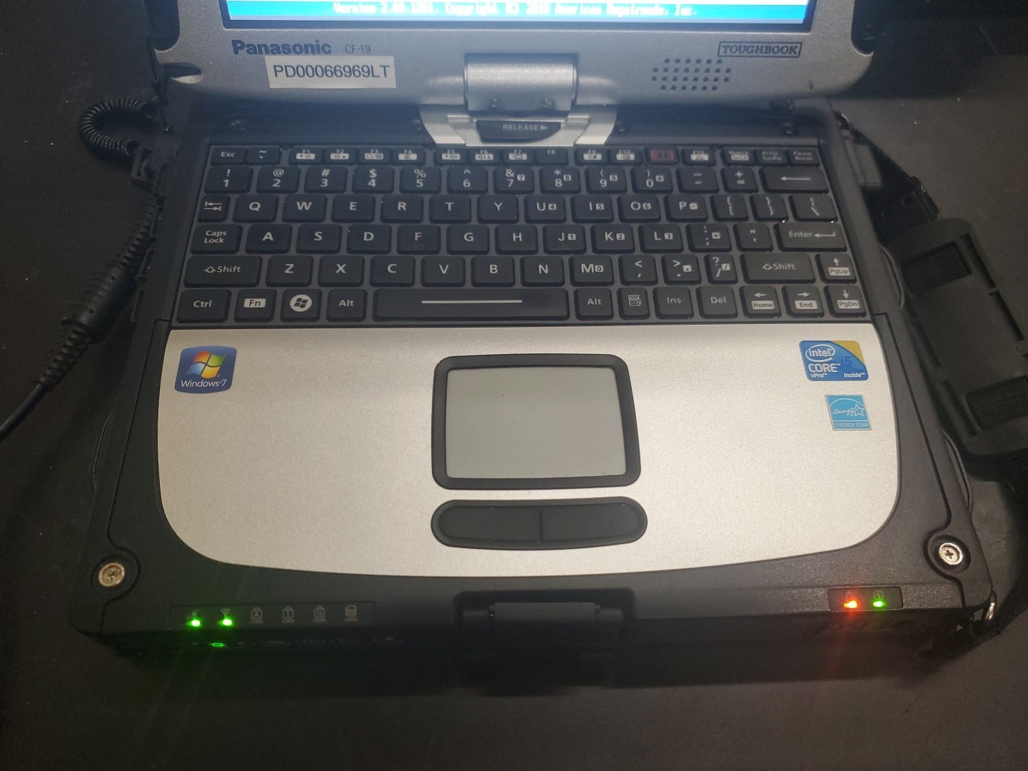 Panasonic Toughbook CF-19, i5-540 @ 1.2GHz, 4GB RAM, NO HD/caddy 6550 Hours