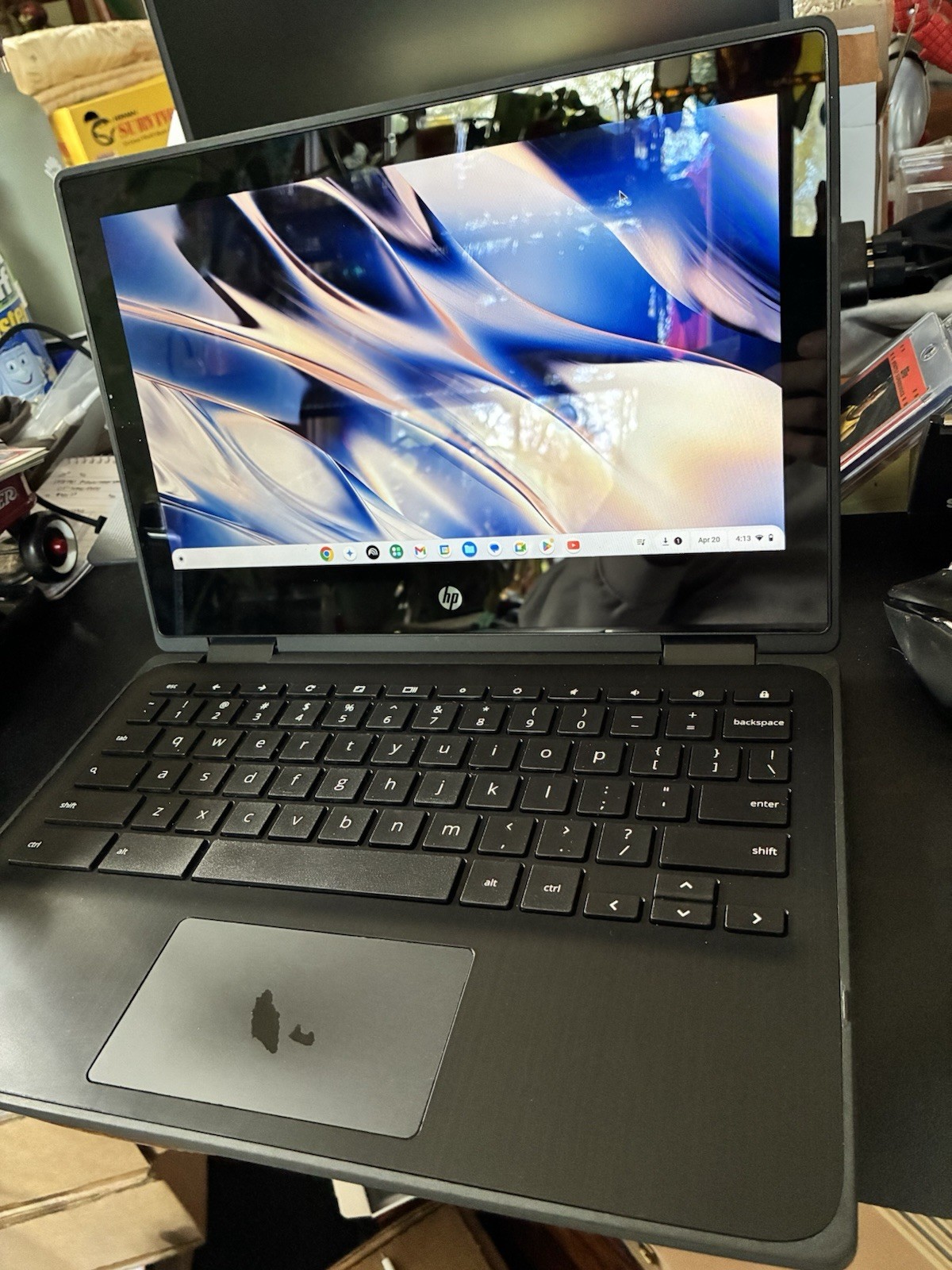 HP Chromebook Laptop Black Chrome OS Wi-Fi