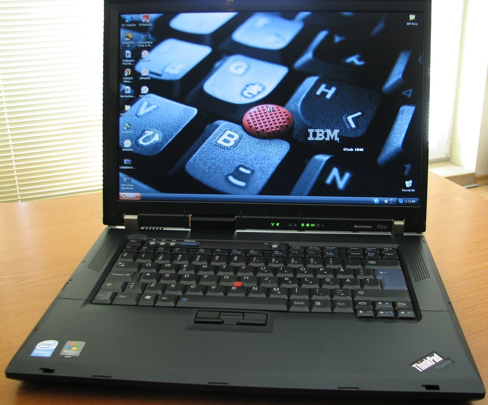 Lg Widescreen Lenovo Thinkpad R61I Laptop 32 Bit Vista Office2010 3GB GdBatWkGr8