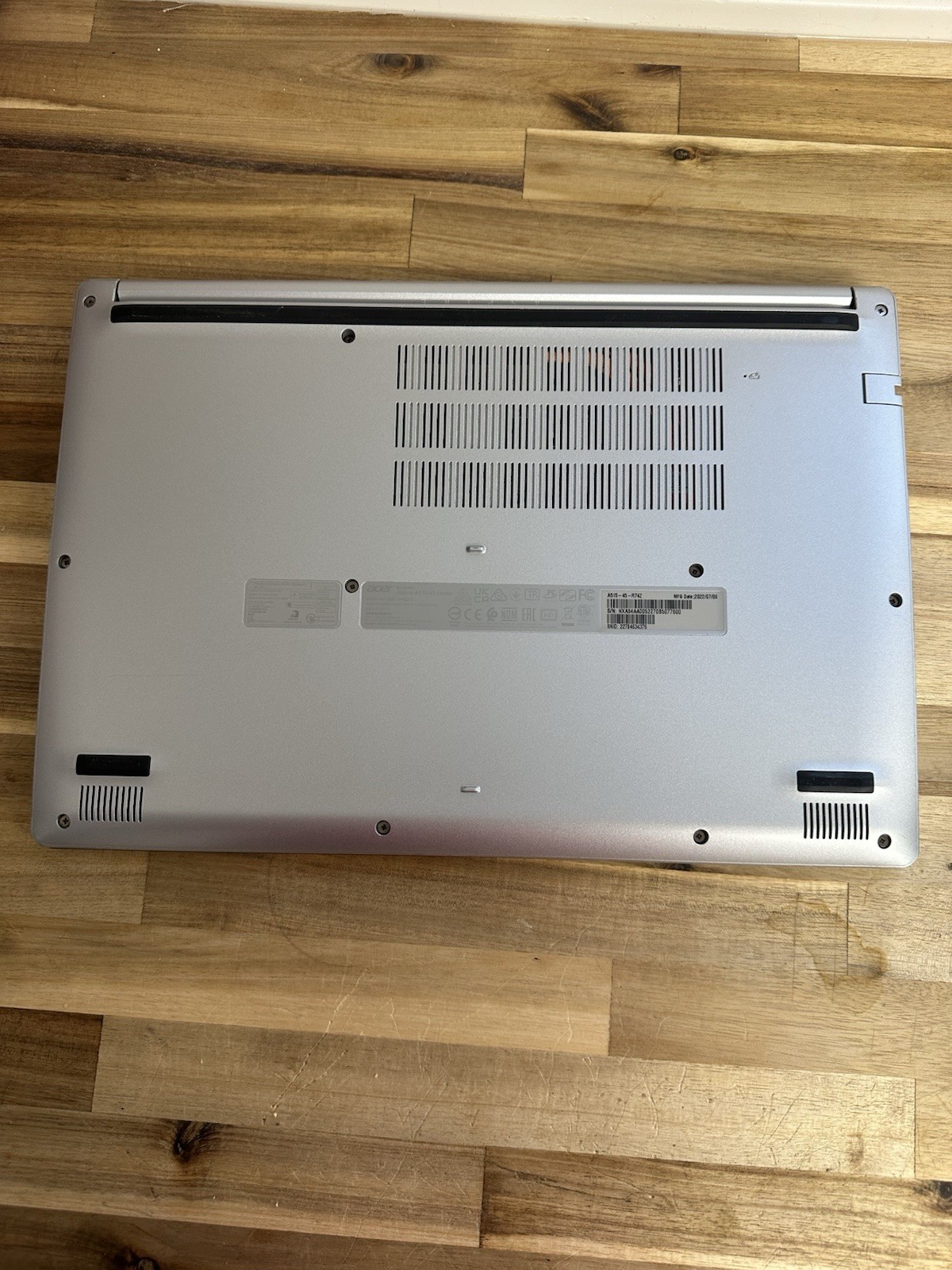 Acer Aspire 5 A515-45-R74Z Ryzen 5 5500U 8GB RAM 256GB SSD 15.6″ FHD Laptop