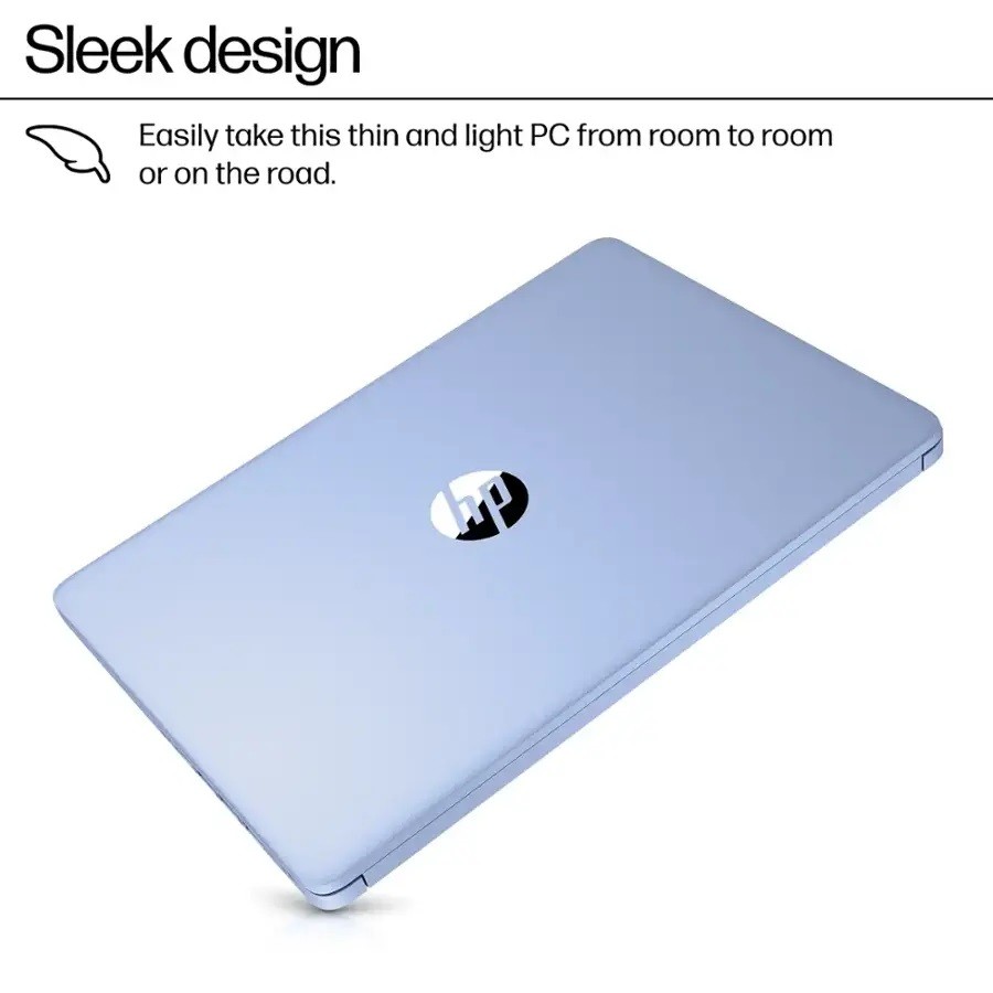 HP 14″ HD Laptop Intel Processor N150 16GB RAM 128eMMC + 256G SD Card Win11Pro