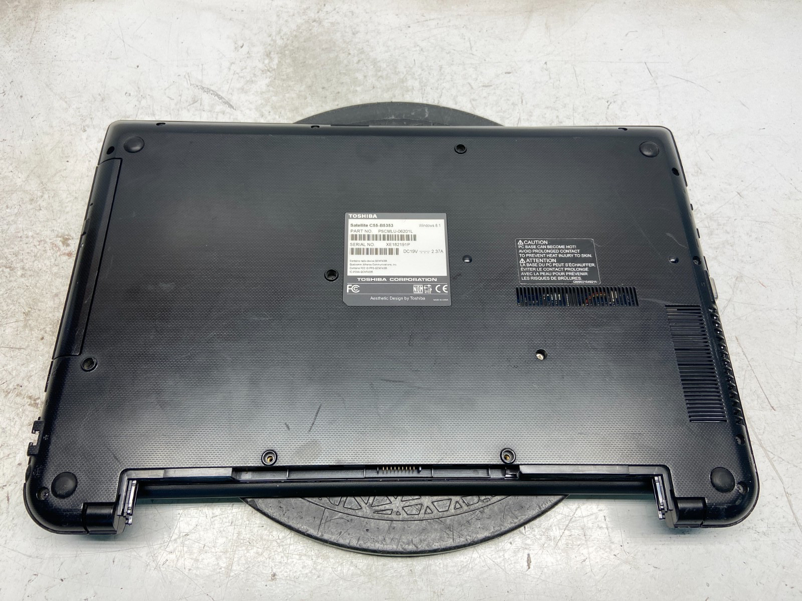 Toshiba Satellite C55-B5353 Intel Pentium N3530 2.16GHz 8 GB NO HDD