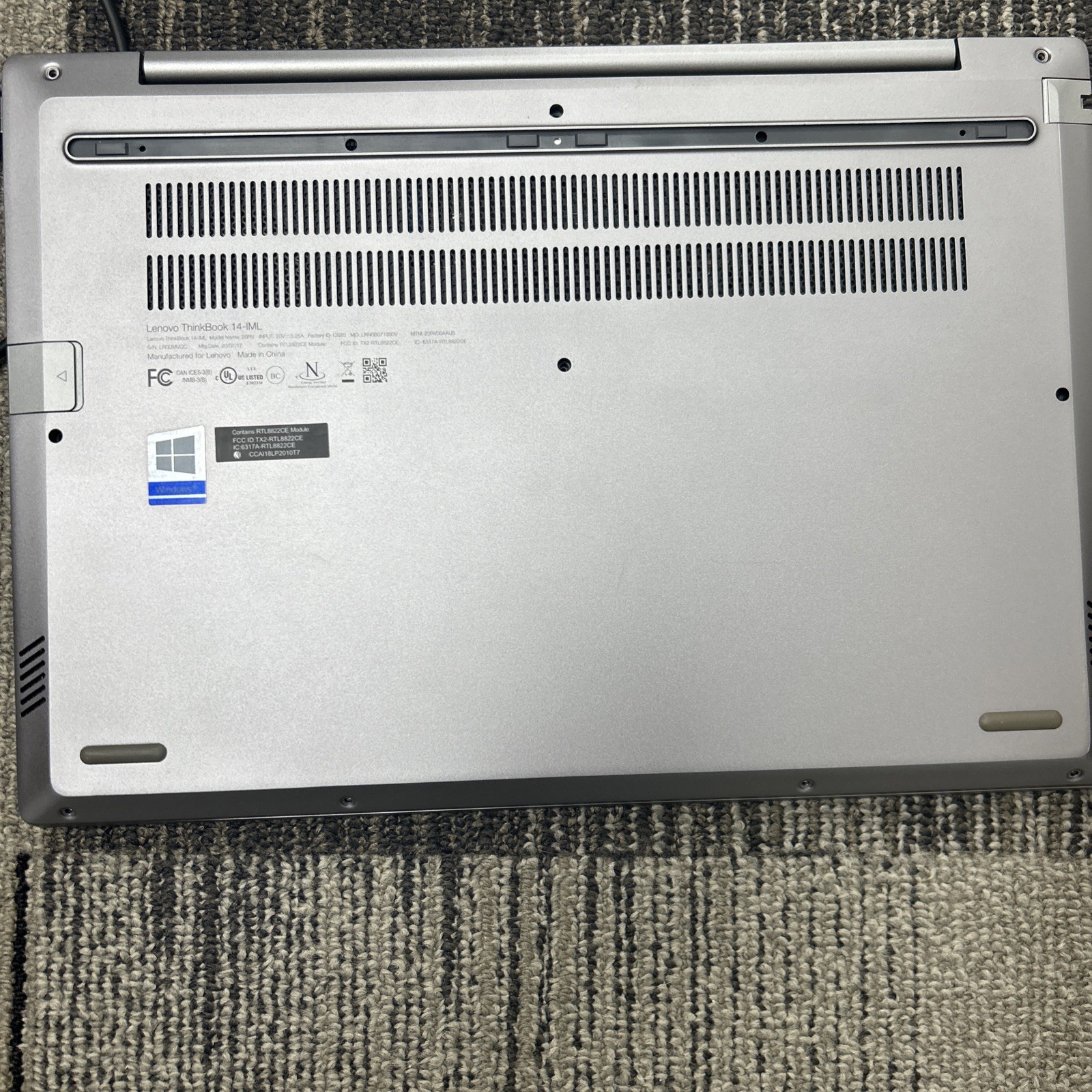 Lenovo ThinkBook 14-IML i5 – No storage drive (Boots to BIOS)