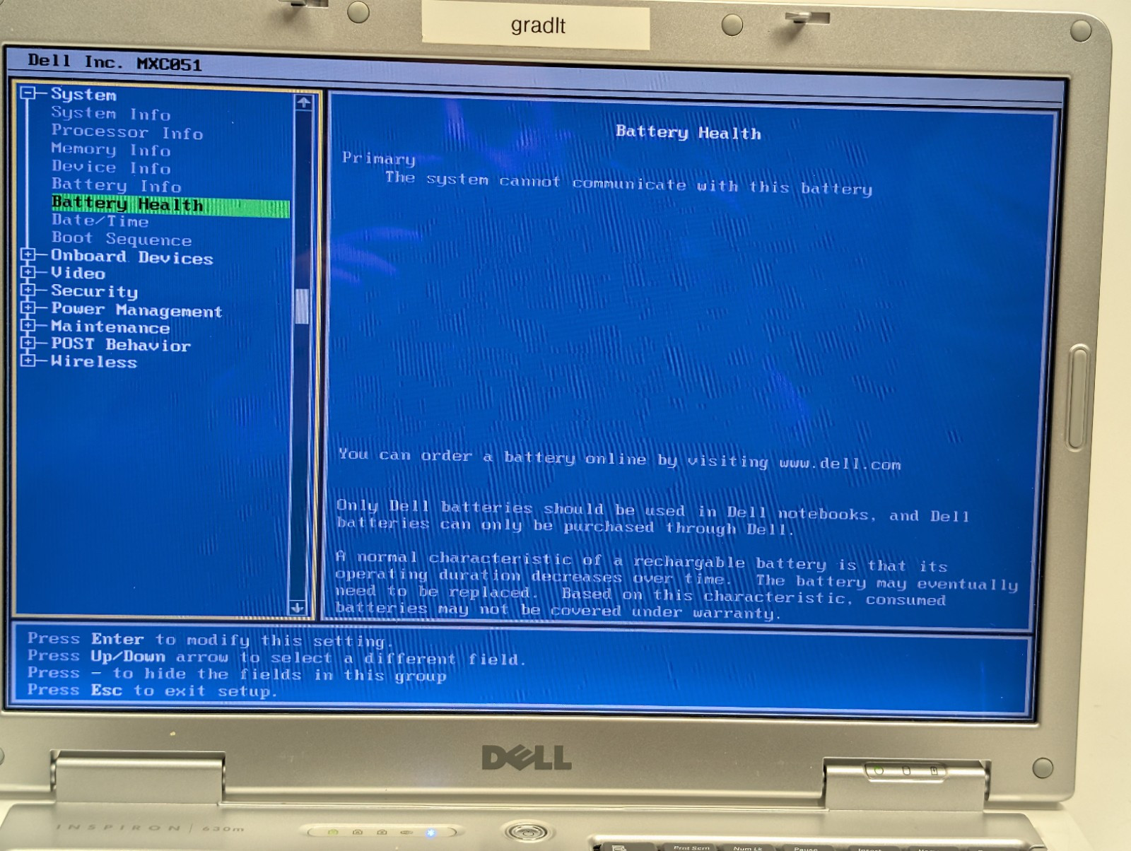Dell Inspiron 630m Pentium M Centrino 2GHZ 1GB DDR3 RAM No HDD No OS No Power