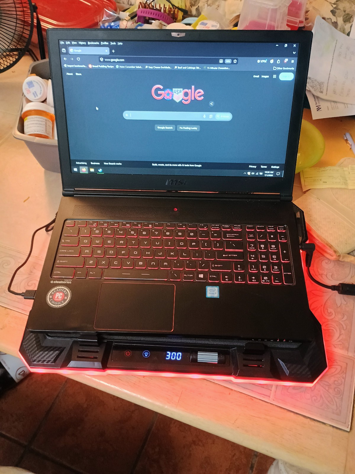MSI GS63 STEALTH-062 15.6″ (1TB+512GB, Intel Core i7 7th Gen., 2.80GHz, 16GB)…