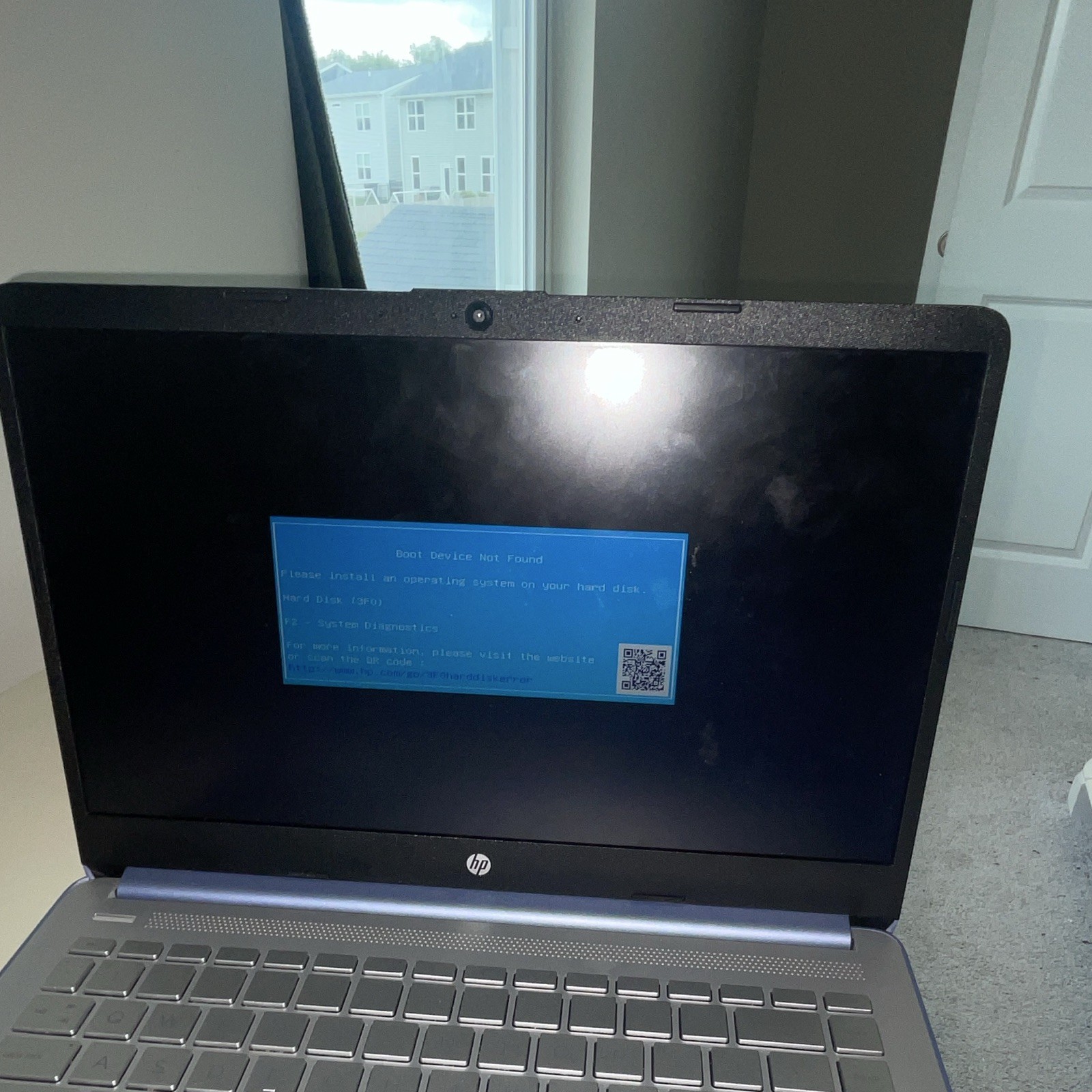 HP Laptop 15.6in Blue Notebook PC Intel Processor Webcam HDMI USB-C USB 3.0