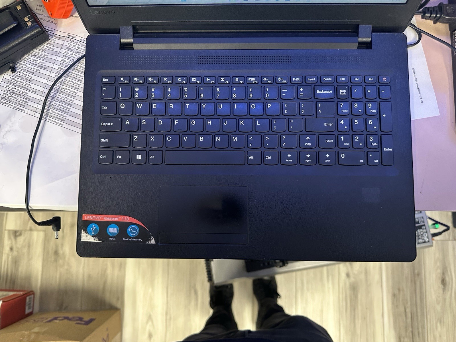 Lenovo IdeaPad 110-15ACL 15.6″ Laptop AMD A6 4GB RAM 128GB SSD Windows 11 Pro