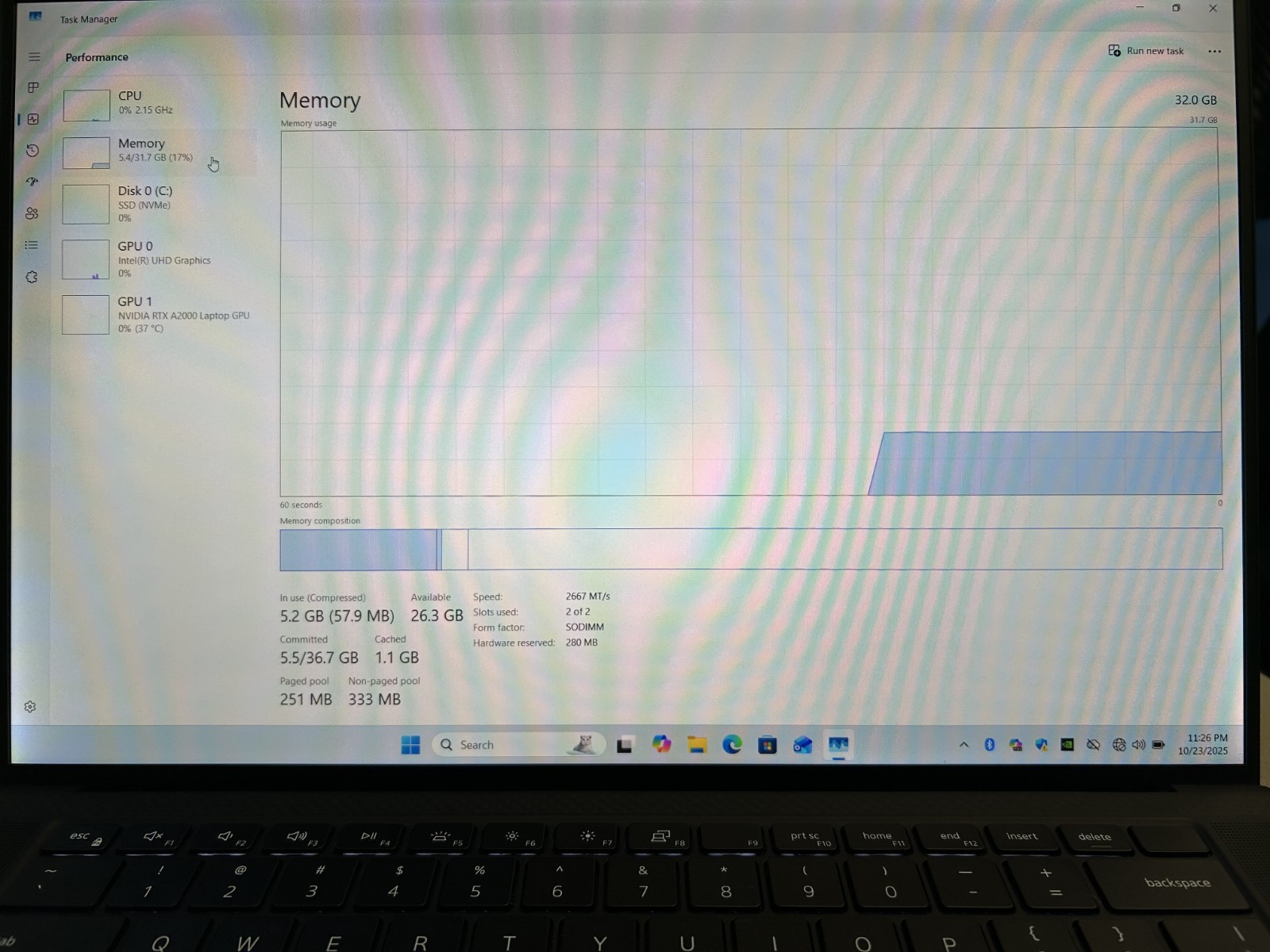 Dell Precision 5560 15.6″ i7-11850H @ 2.50GHz 1 TB NVMe SSD 32GB RAM Win 11 Pro