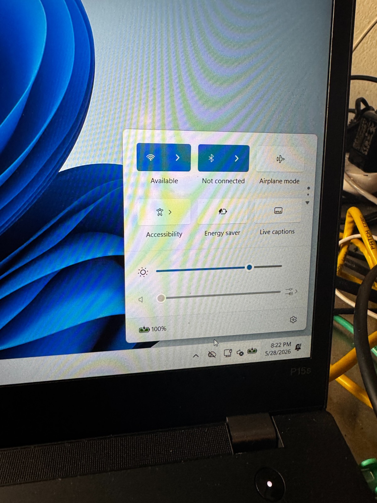 Lenovo ThinkPad P15s Gen 1 Core I7-10510 500GB SSD 16GB RAM 2GB GPU Laptop #5859