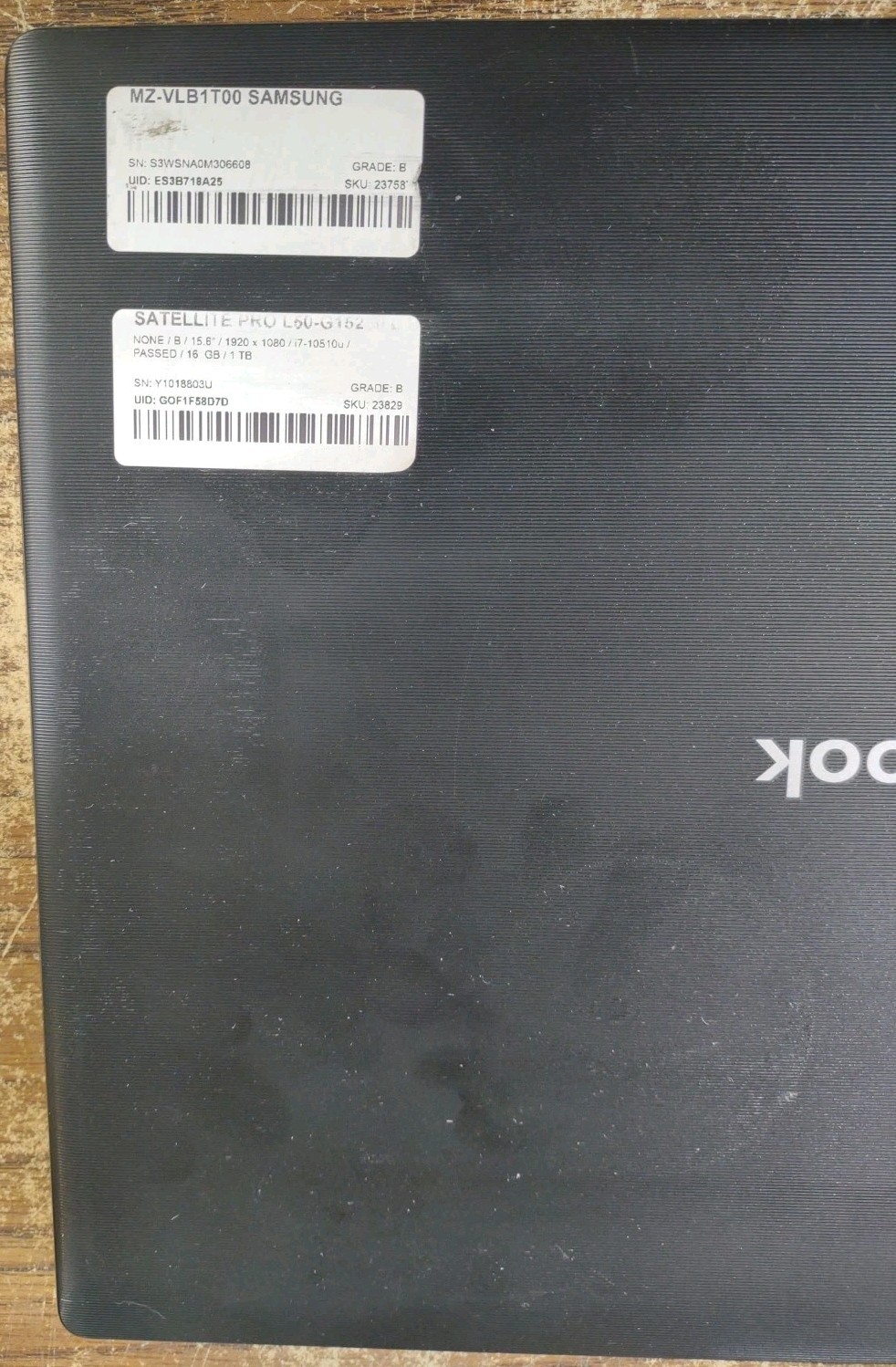 Dynabook SATELLITE PRO L50-G15250 W/ i7-10510U, 16GB, 1TB